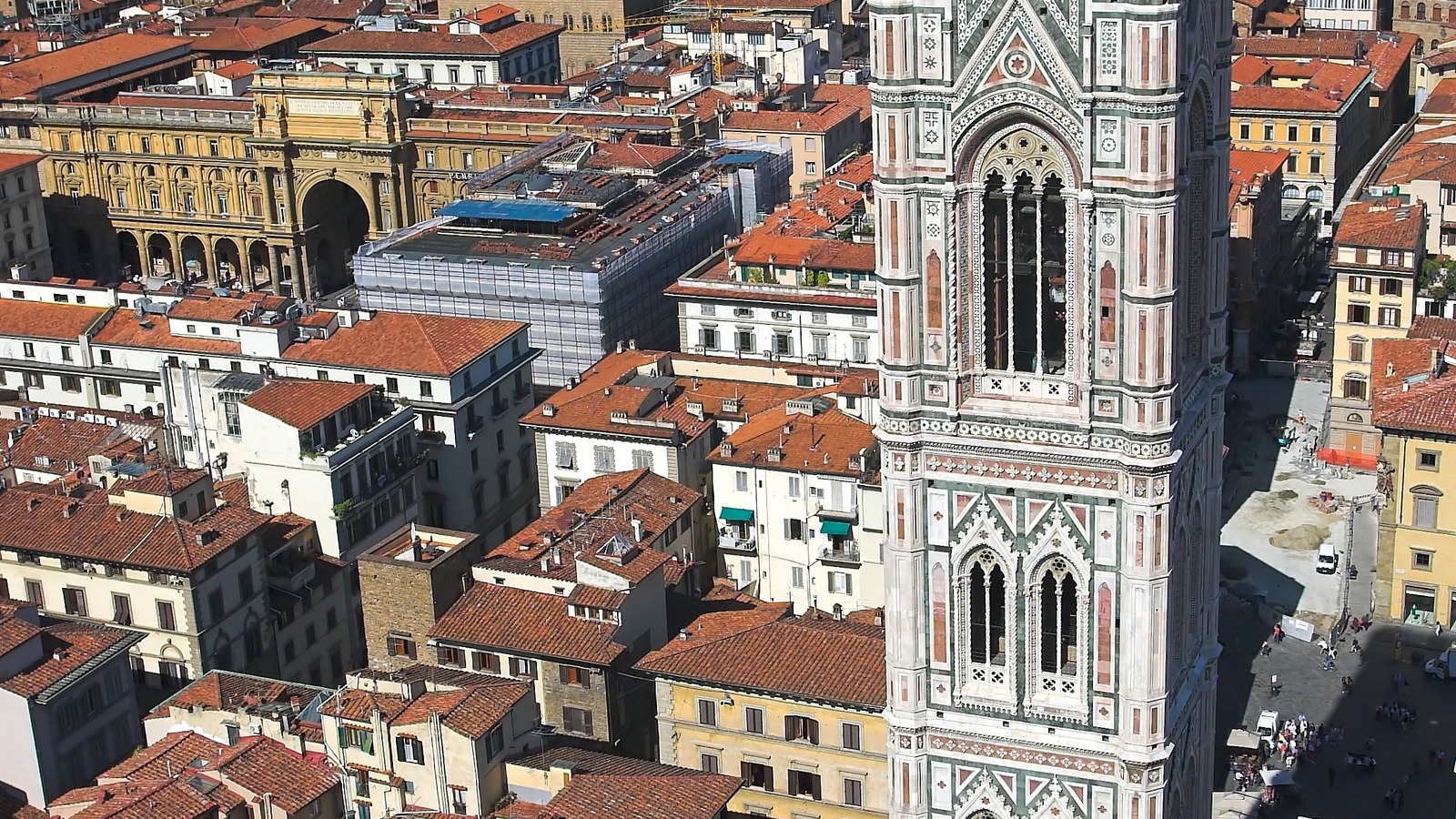 Giotto bell tower at Florence Cathedral