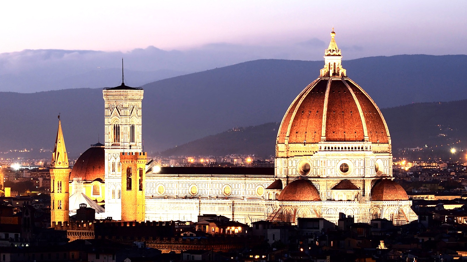 Florence skyline and Duomo from Piazzale Michelangelo