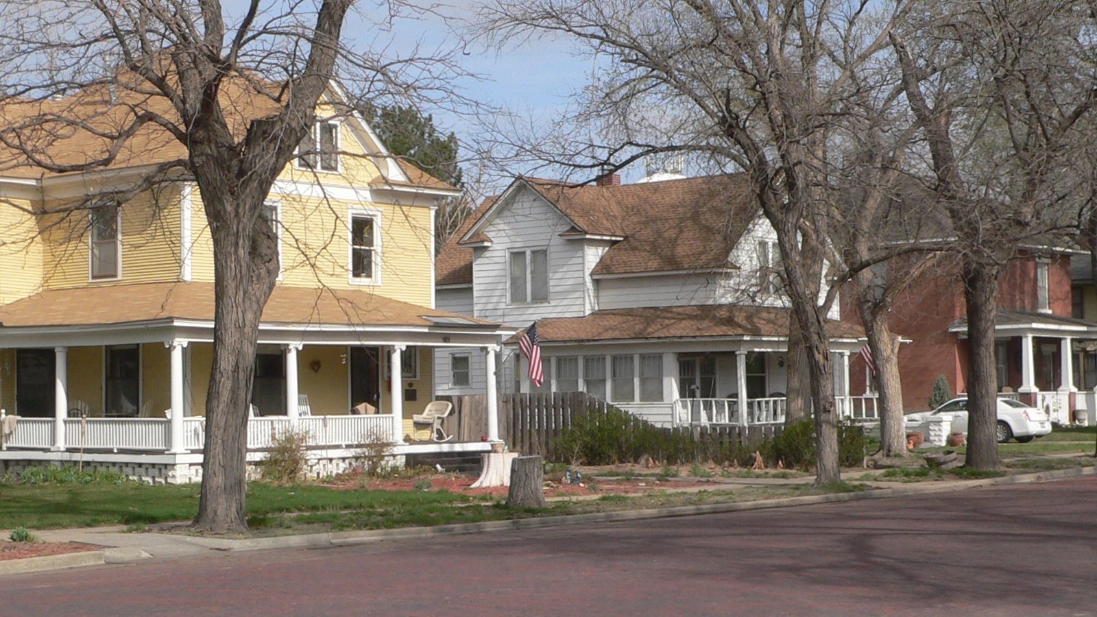 Homes along the official North Seventh Street historic walking route