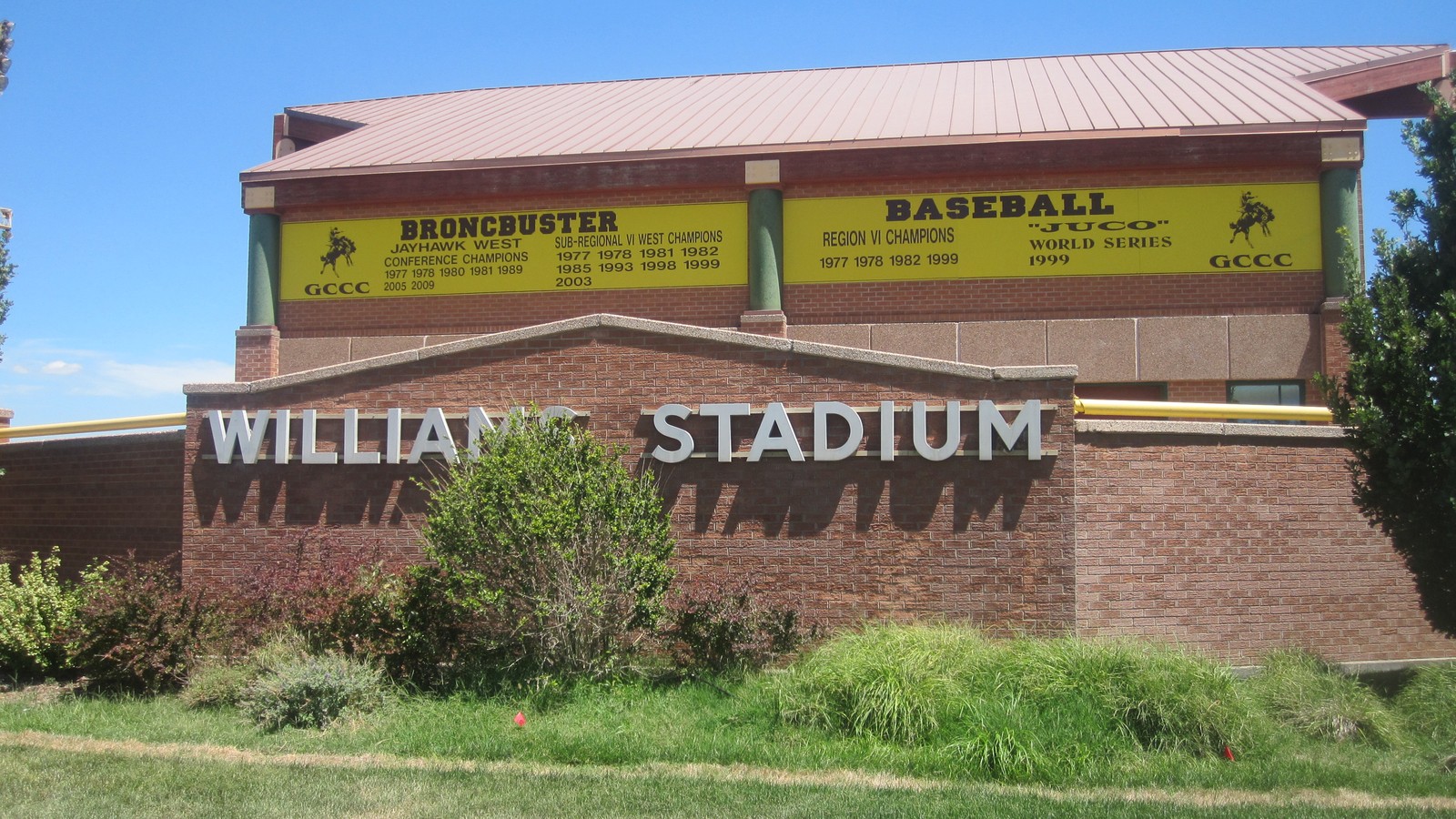 Williams Stadium baseball venue at Garden City Community College
