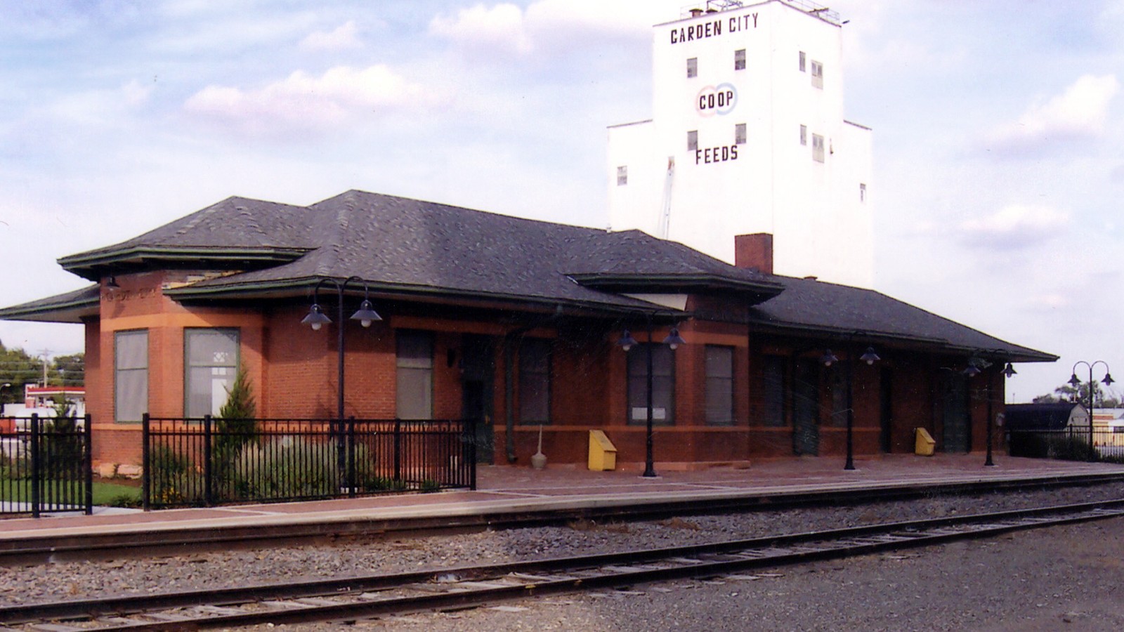 Historic Garden City depot serving the Southwest Chief