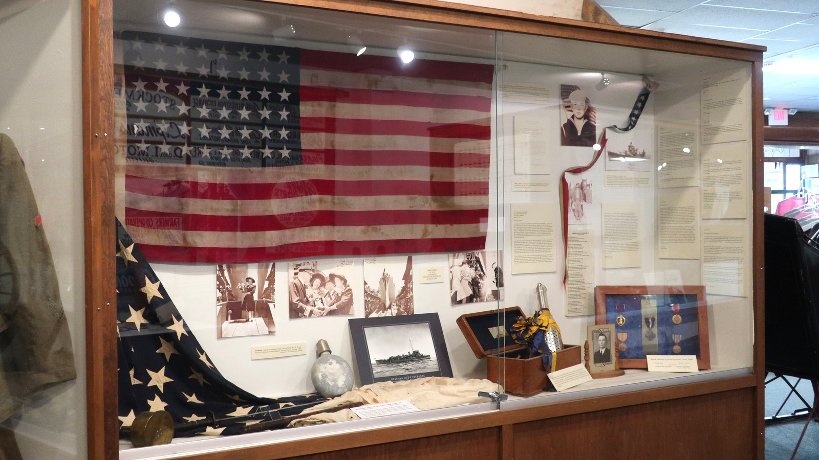 Eisele family exhibit inside the Campbell County Rockpile Museum