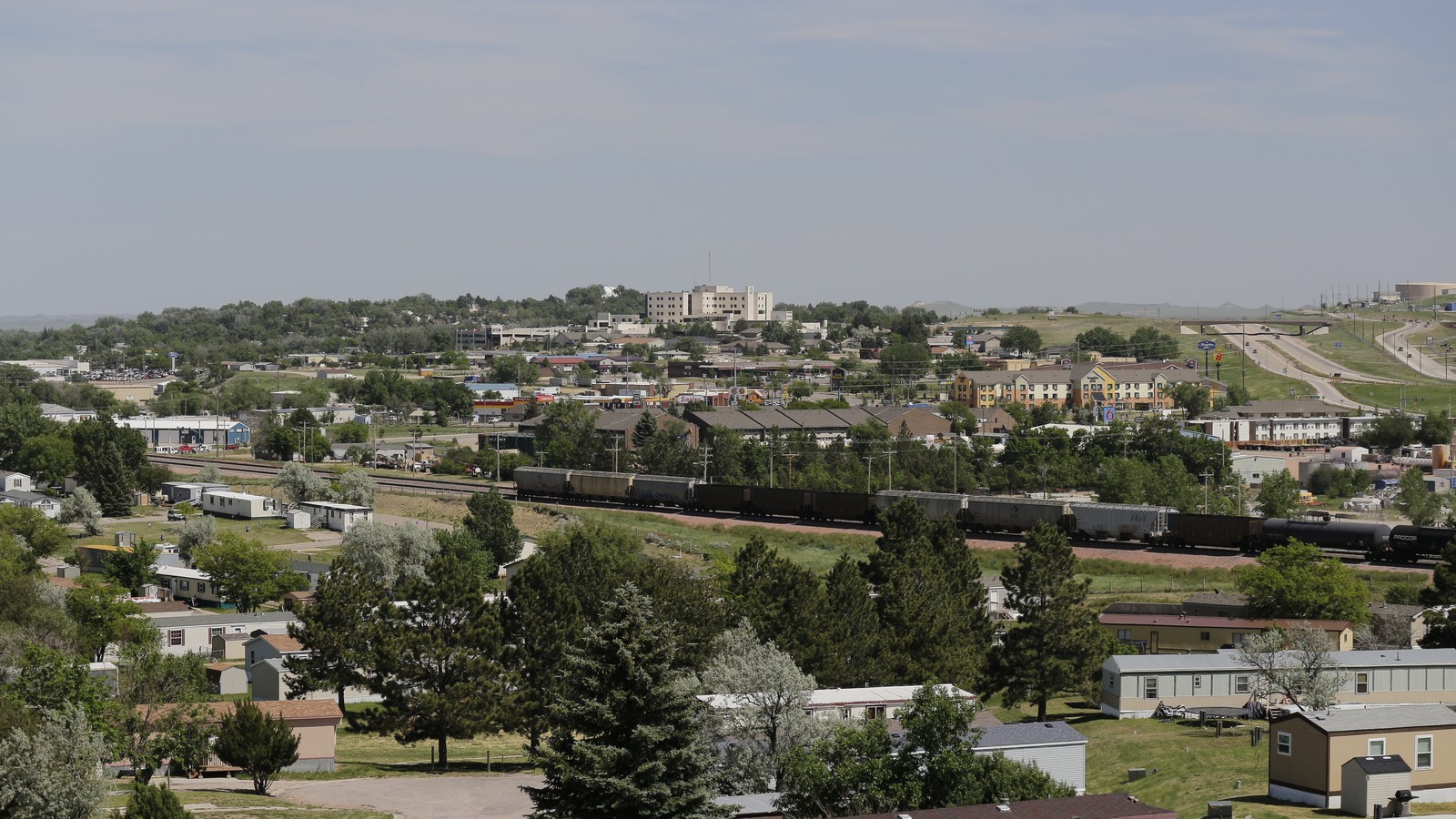 Gillette cityscape viewed from Overlook Park
