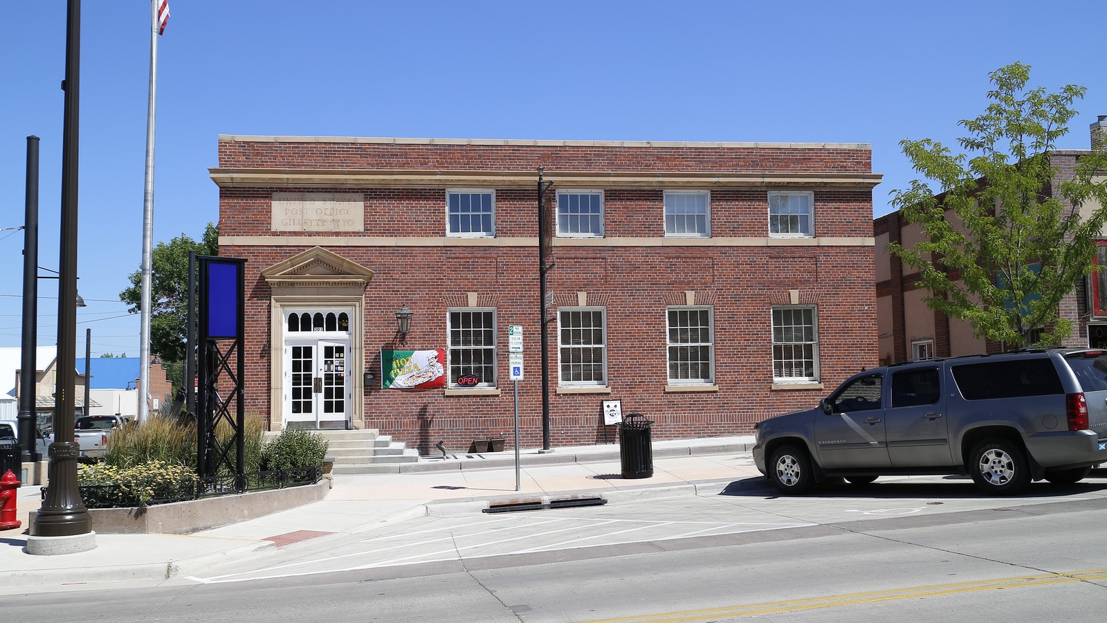Historic brick United States Post Office in Gillette