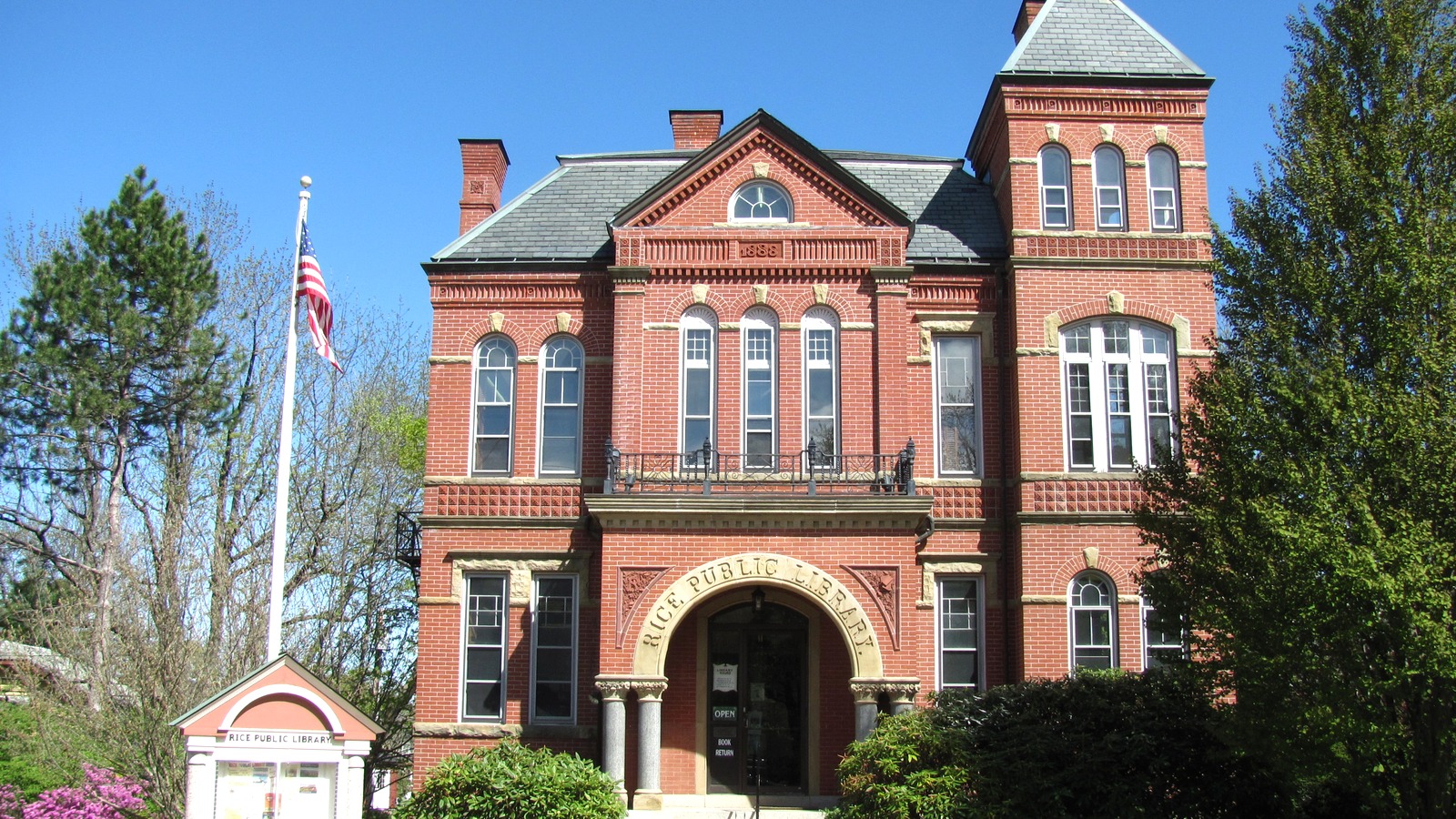 Historic Rice Public Library in Kittery