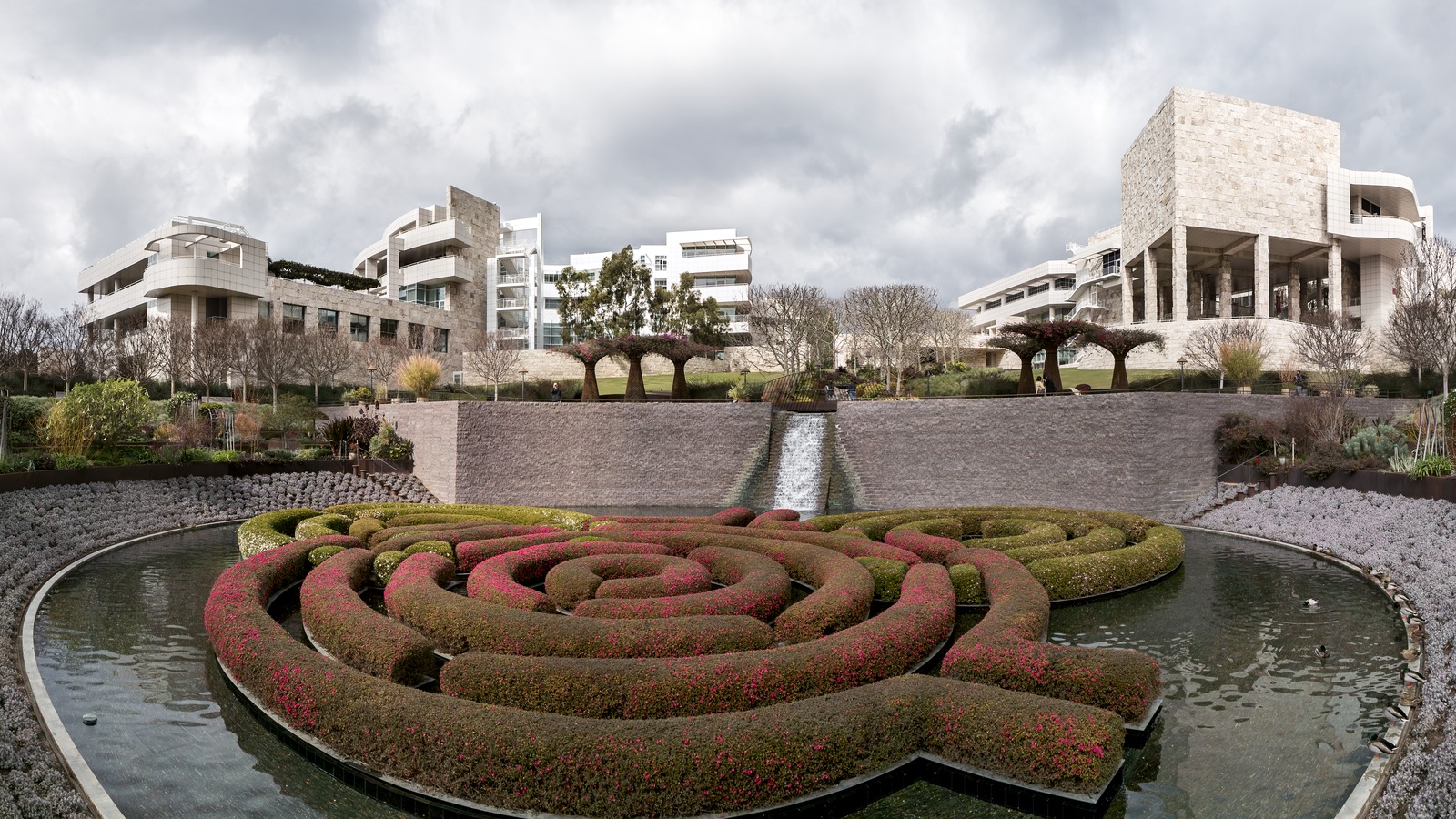 Getty Center campus from the Central Garden