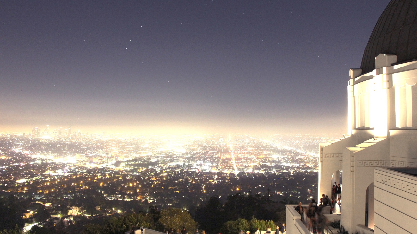 Los Angeles skyline seen from Griffith Observatory