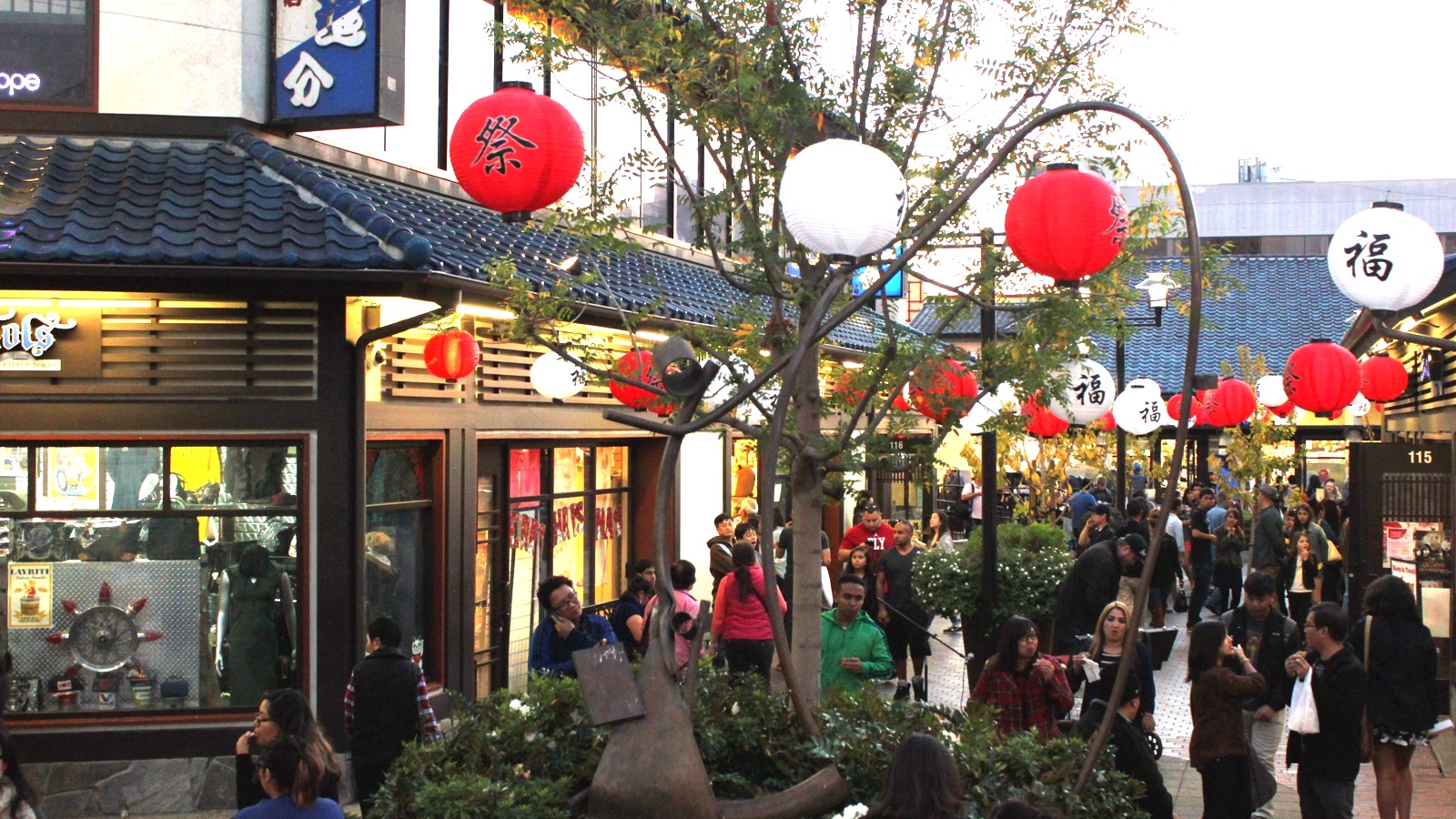 Japanese Village Plaza in Little Tokyo Los Angeles