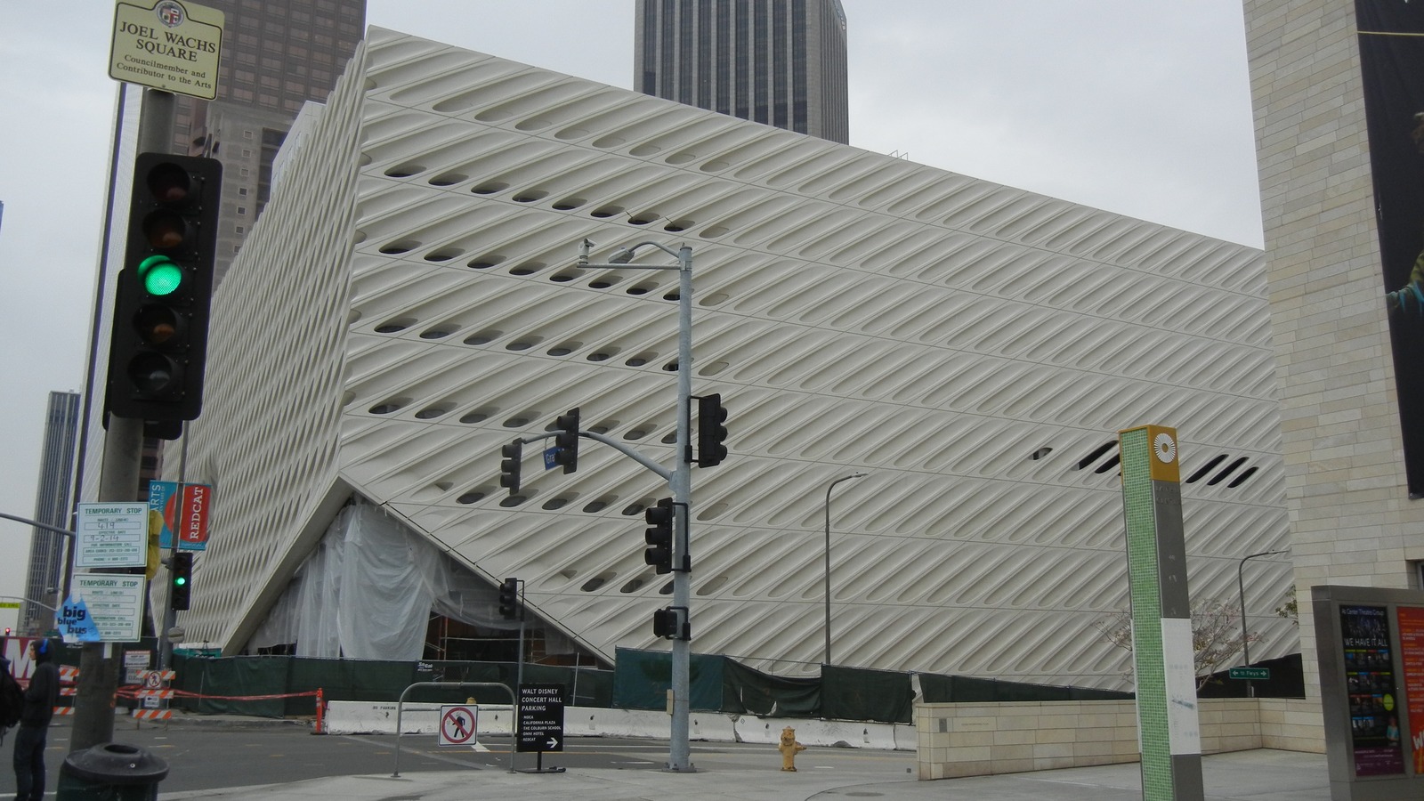 The Broad museum exterior in downtown Los Angeles