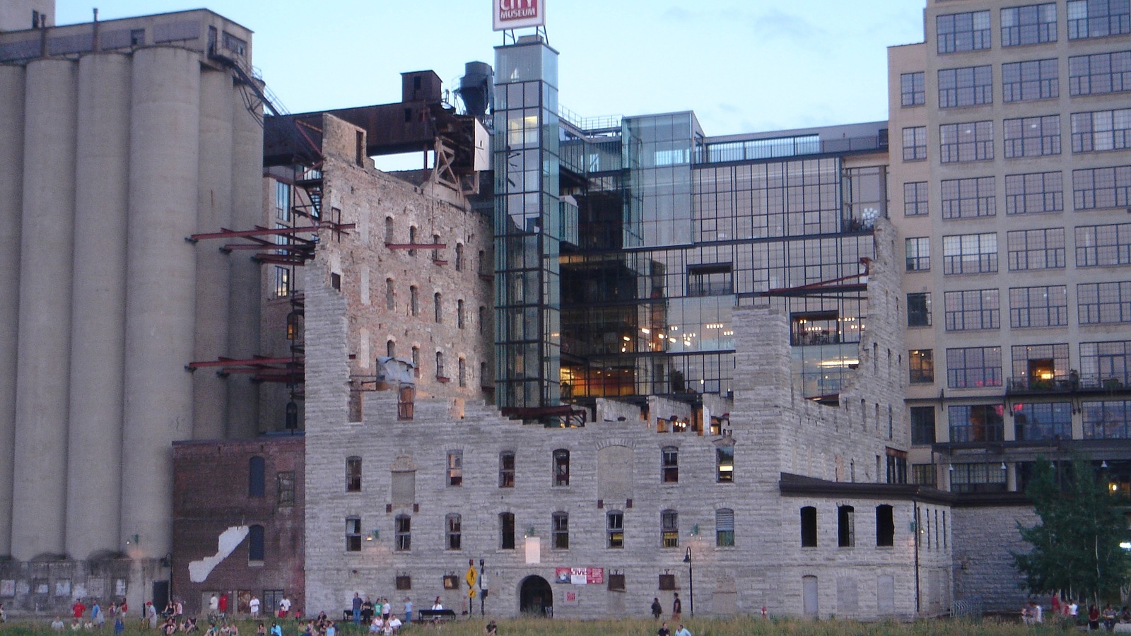 Mill City Museum ruins and historic mill complex in Minneapolis