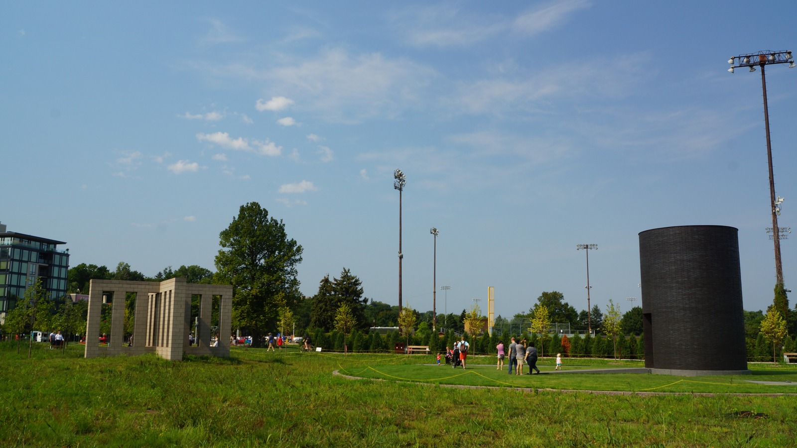 Minneapolis Sculpture Garden landscape and sculptures
