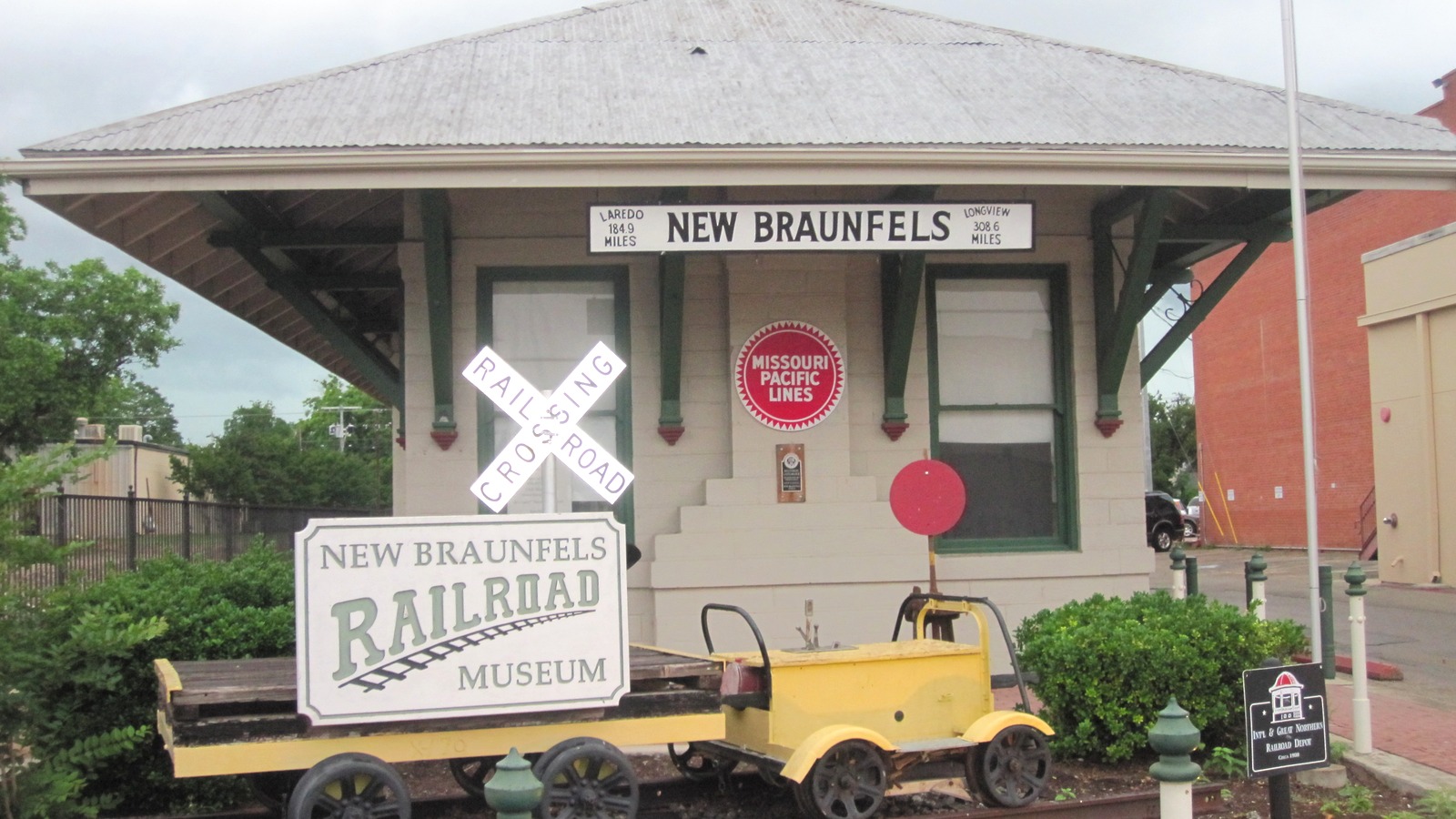 New Braunfels Railroad Museum at the historic depot