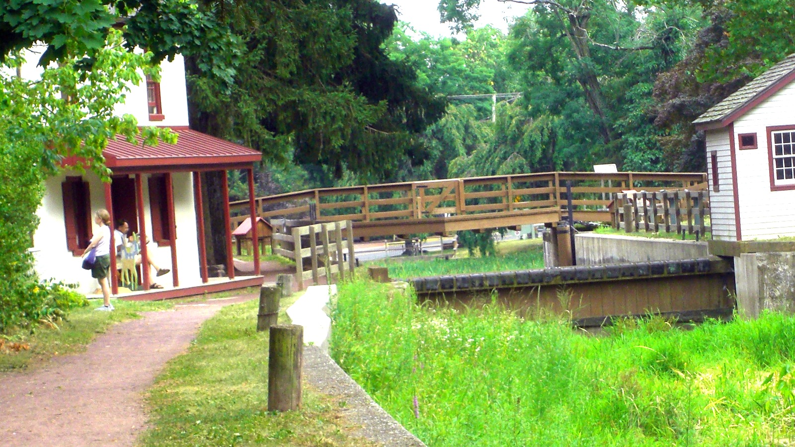 Locktender's House and Lock 11 on the Delaware Canal in New Hope