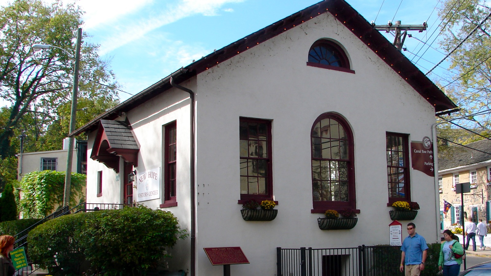 New Hope Old Town Hall in the borough historic district