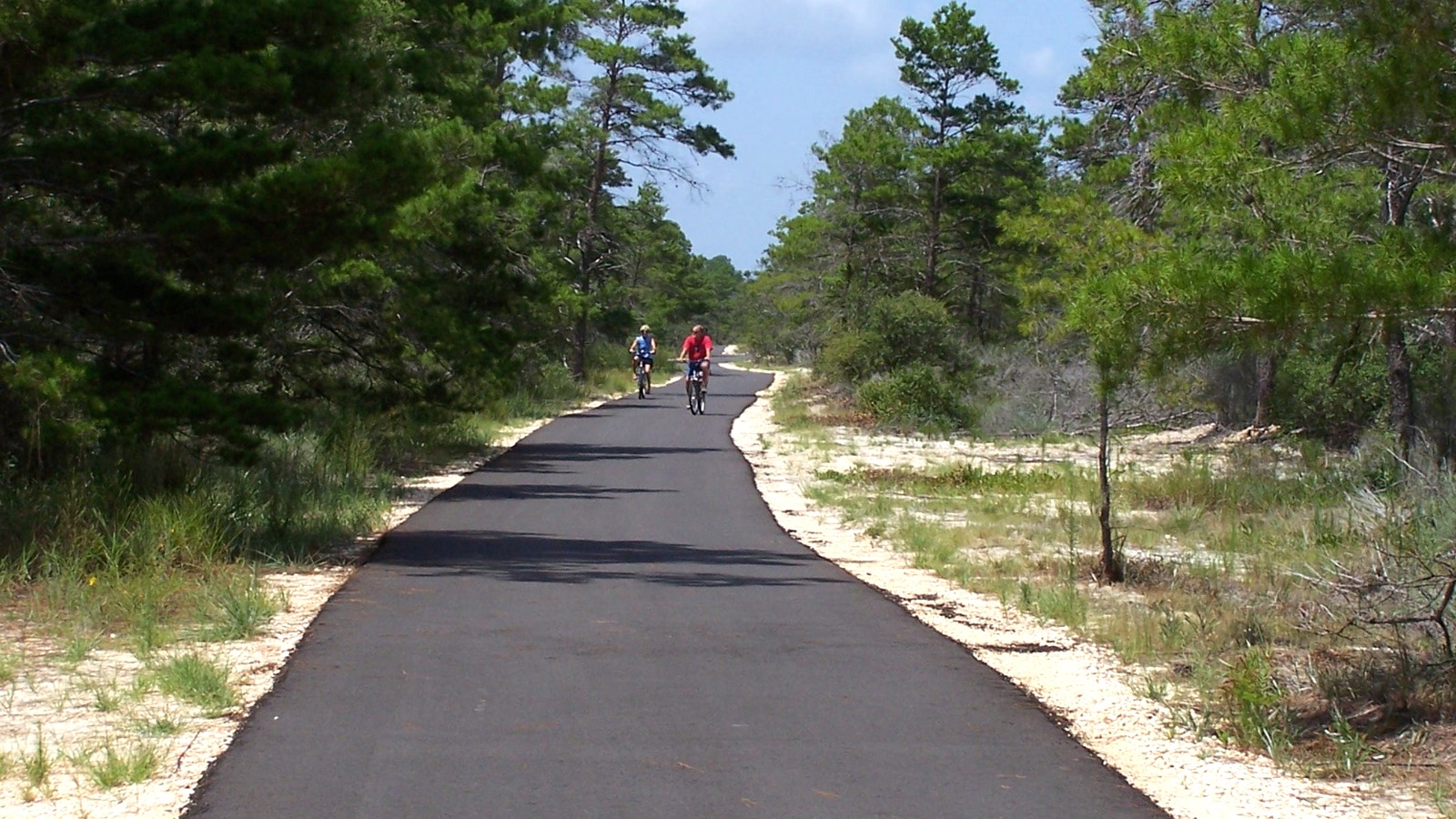 Cyclists on the Hugh S. Branyon Backcountry Trail