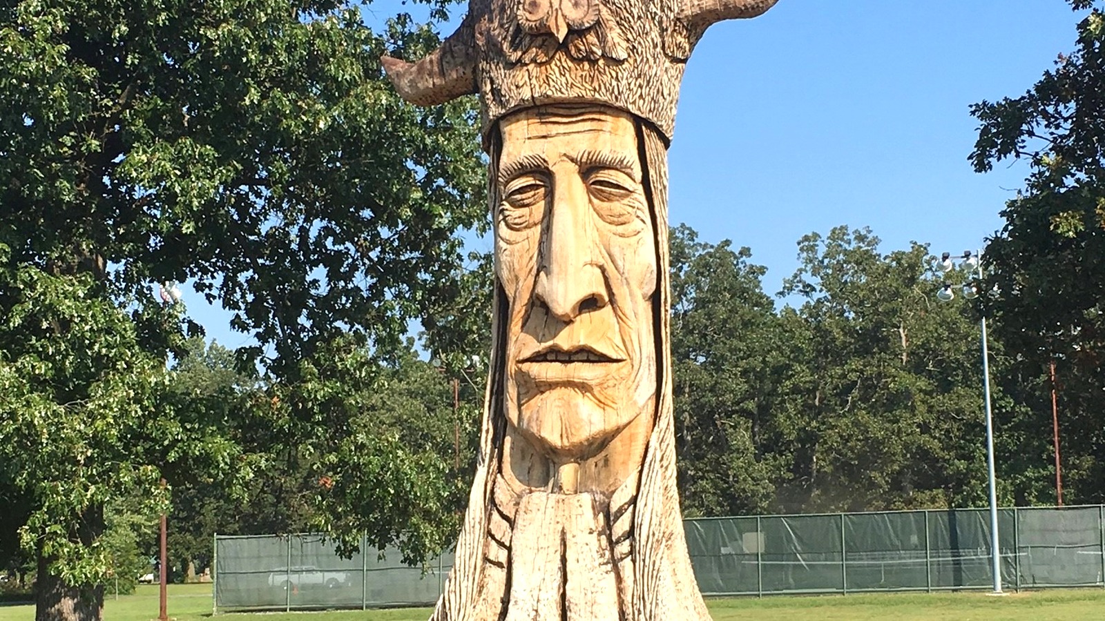 Wacinton sculpture at Bob Noble Park in Paducah
