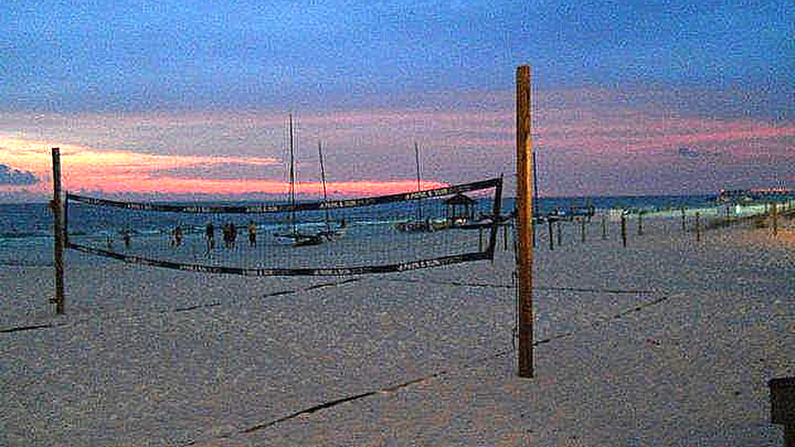 Sunset over the Gulf from Panama City Beach