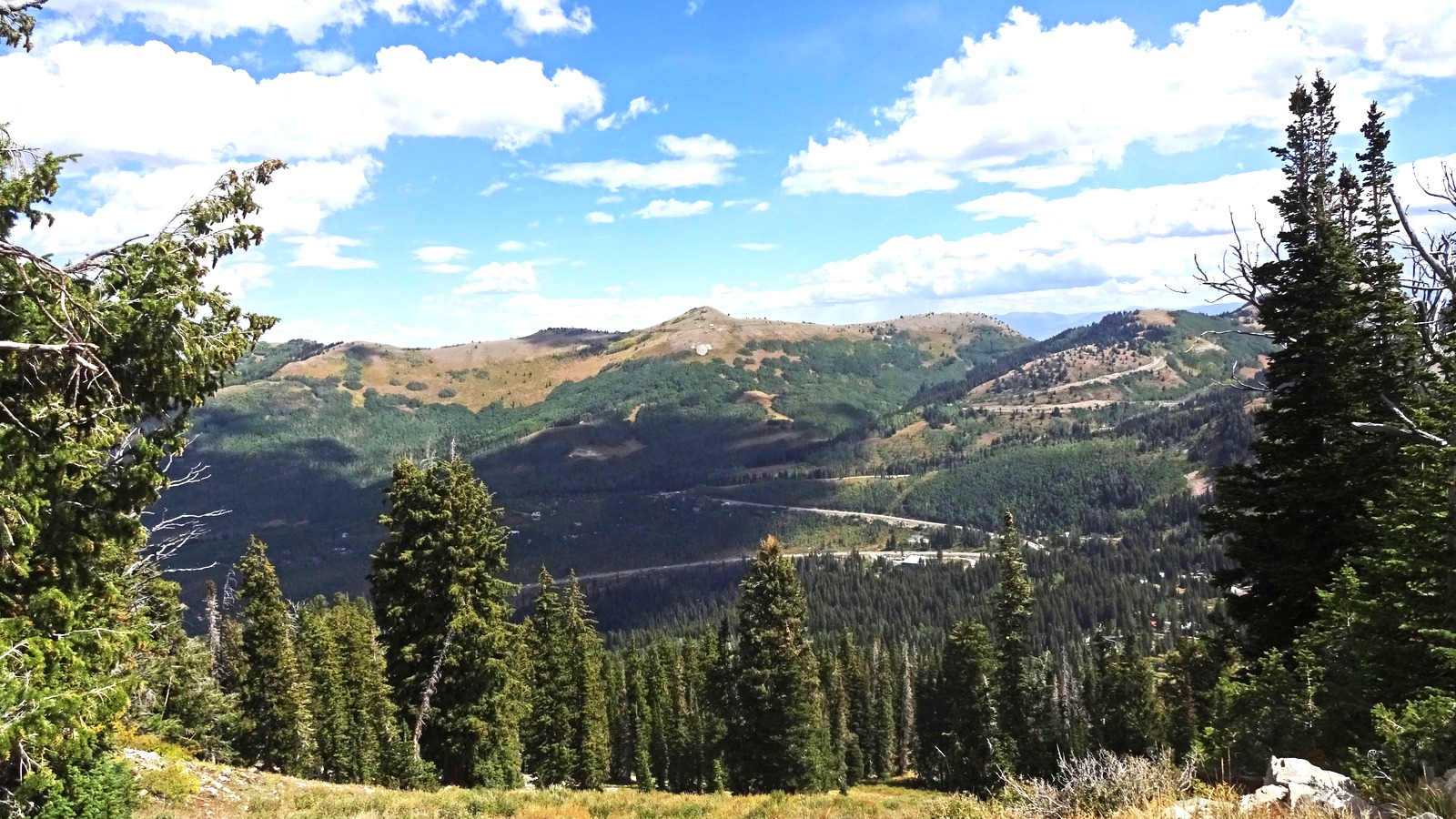 Mountain landscape near Guardsman Pass in Utah