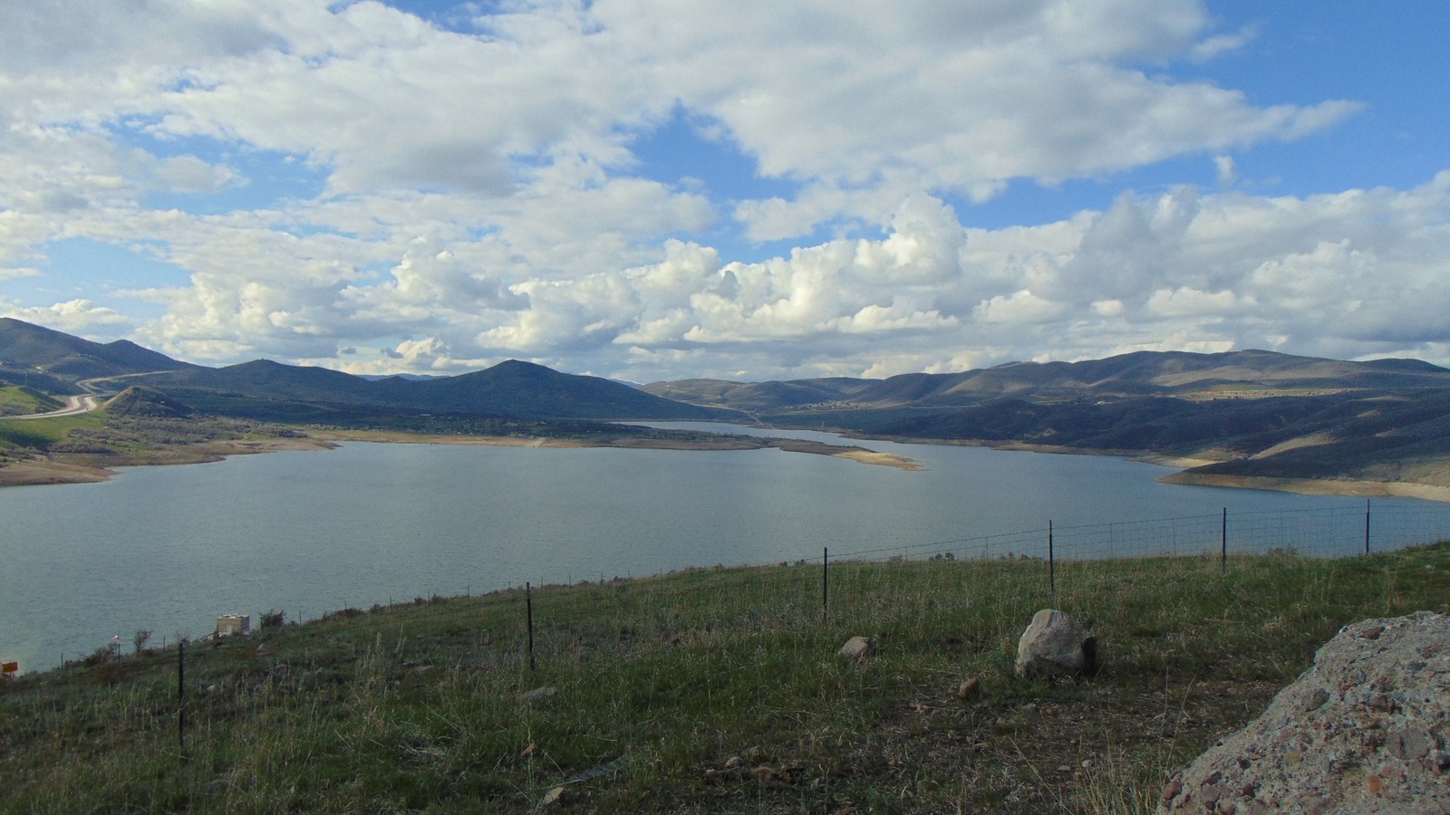 Jordanelle Reservoir from the state park overlook