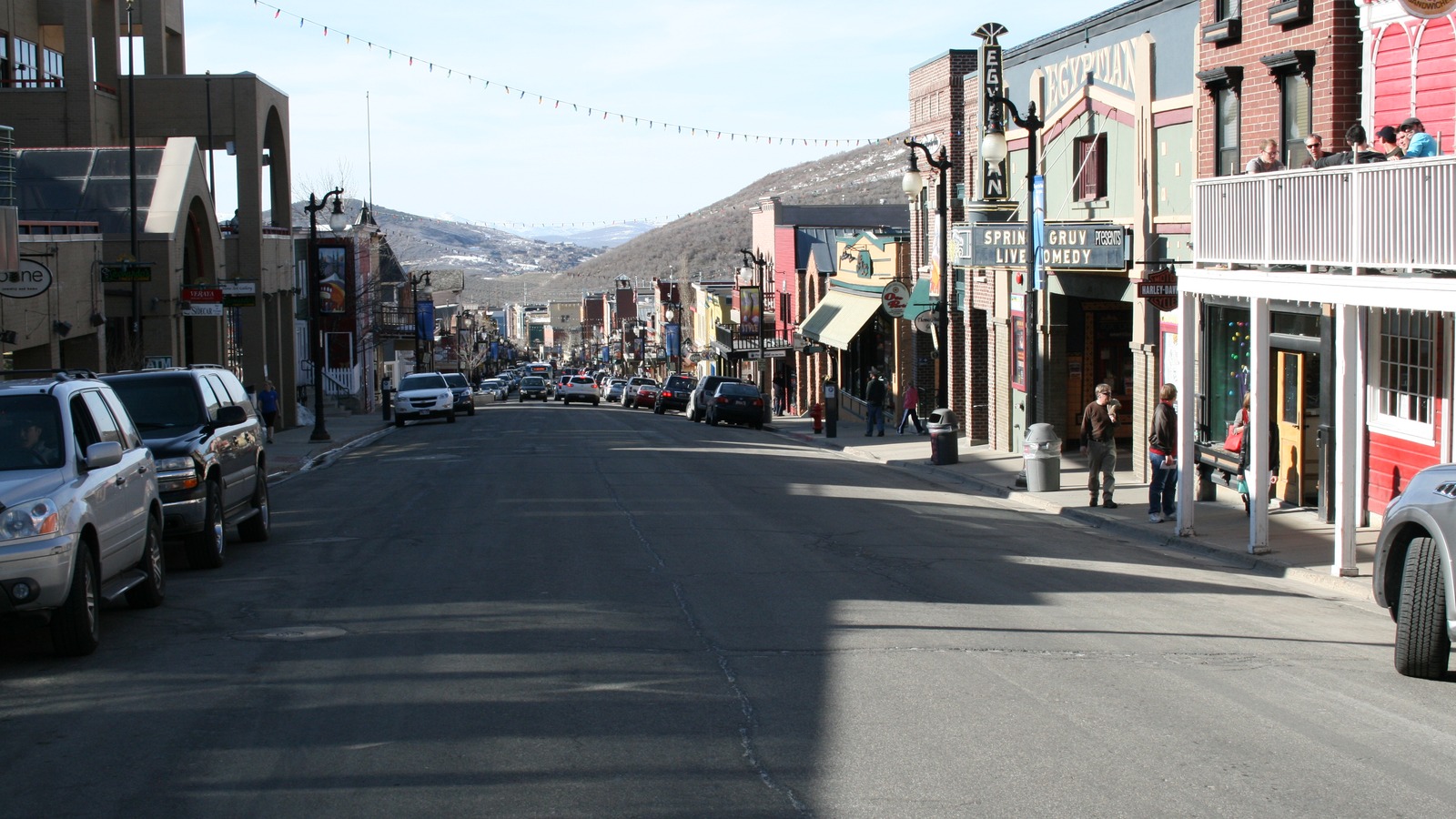 Historic Main Street in Park City, Utah