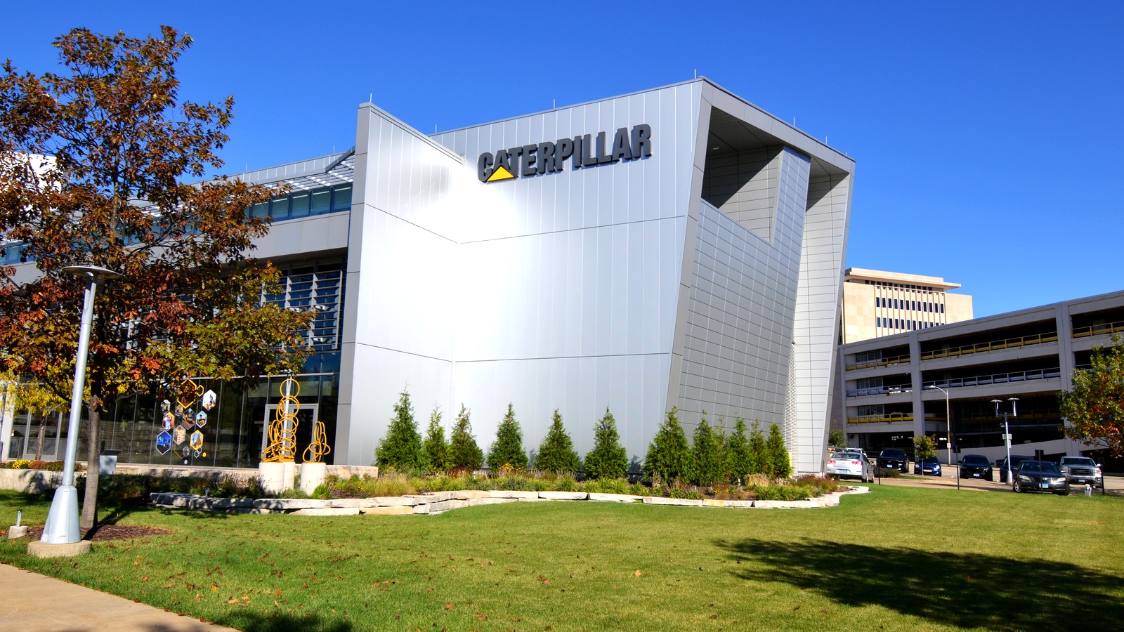 Caterpillar Visitors Center in downtown Peoria