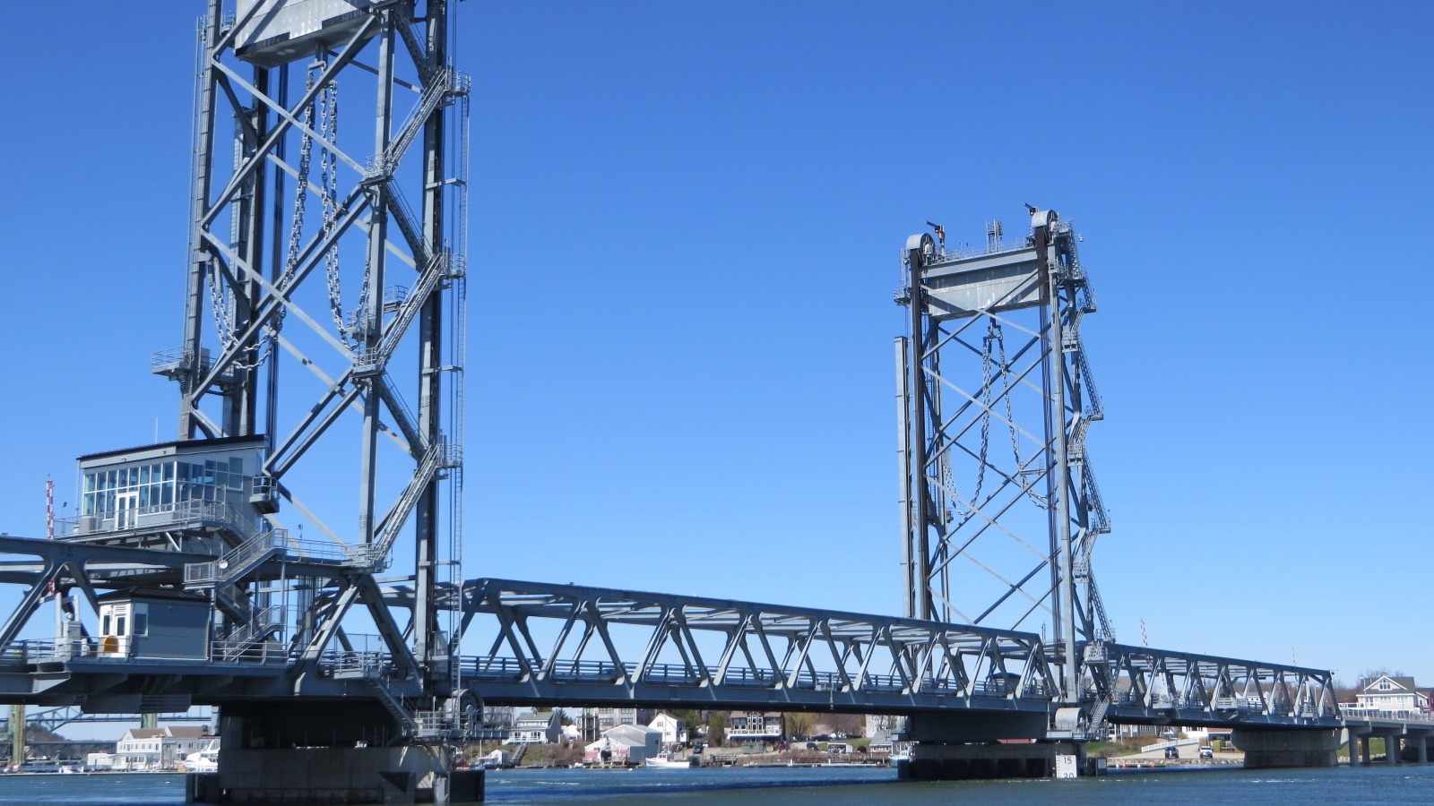 Memorial Bridge and the Portsmouth waterfront on the Piscataqua River