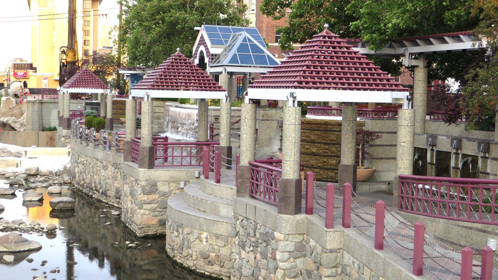 Truckee River Walk in downtown Reno