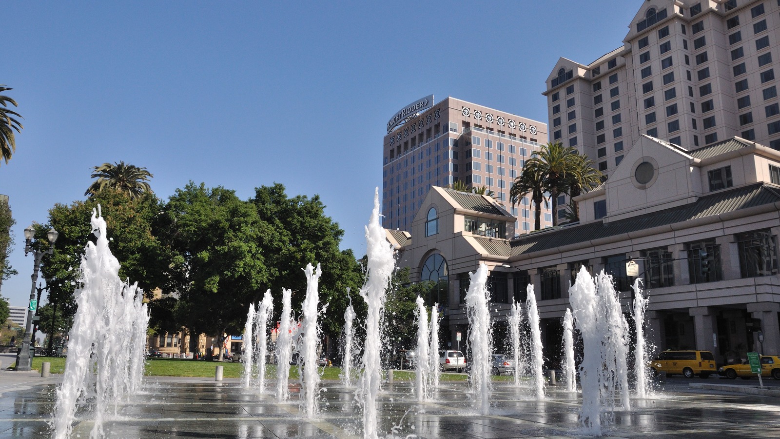 Plaza de Cesar Chavez in downtown San Jose