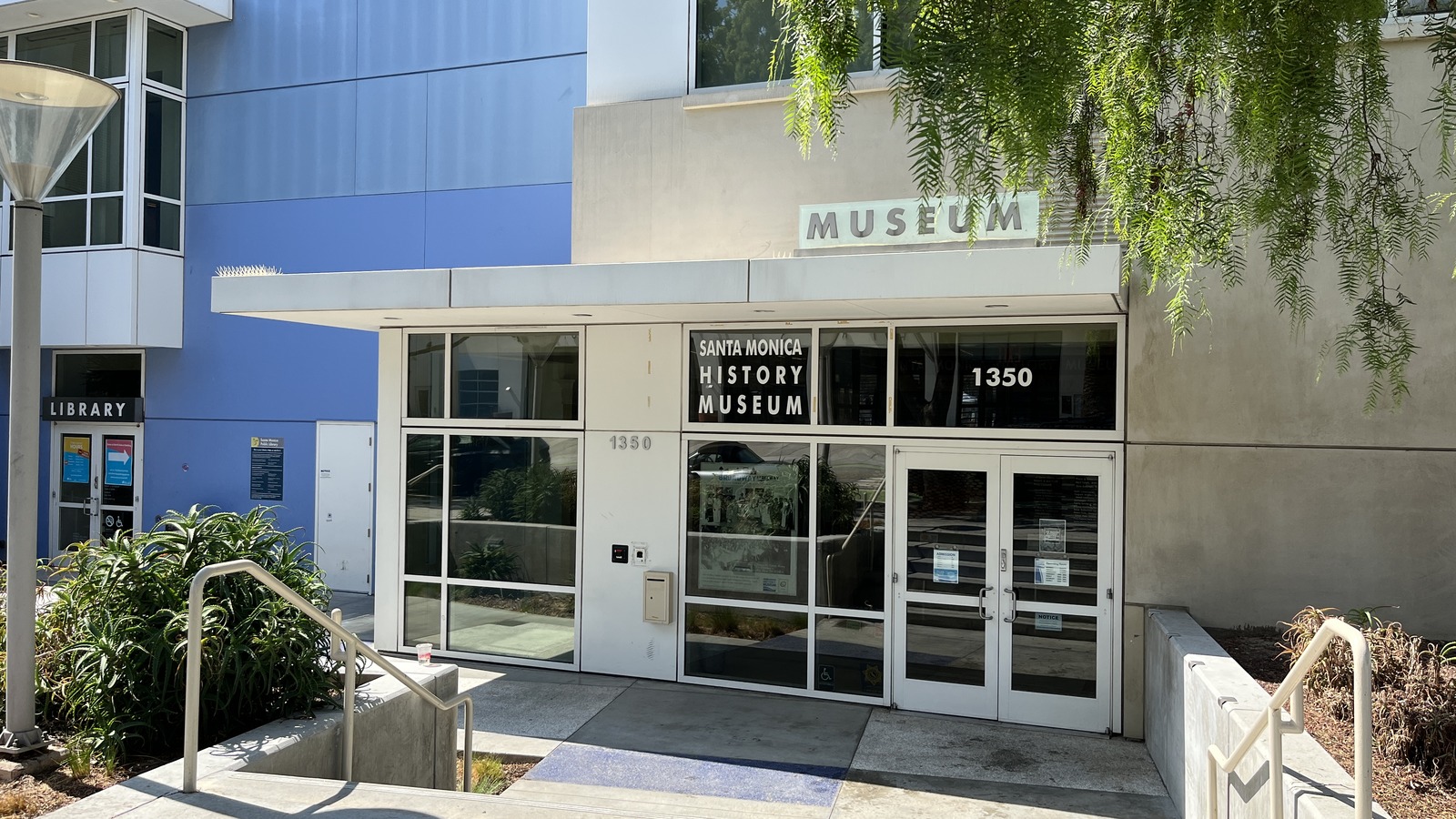 Exhibit inside the Santa Monica History Museum