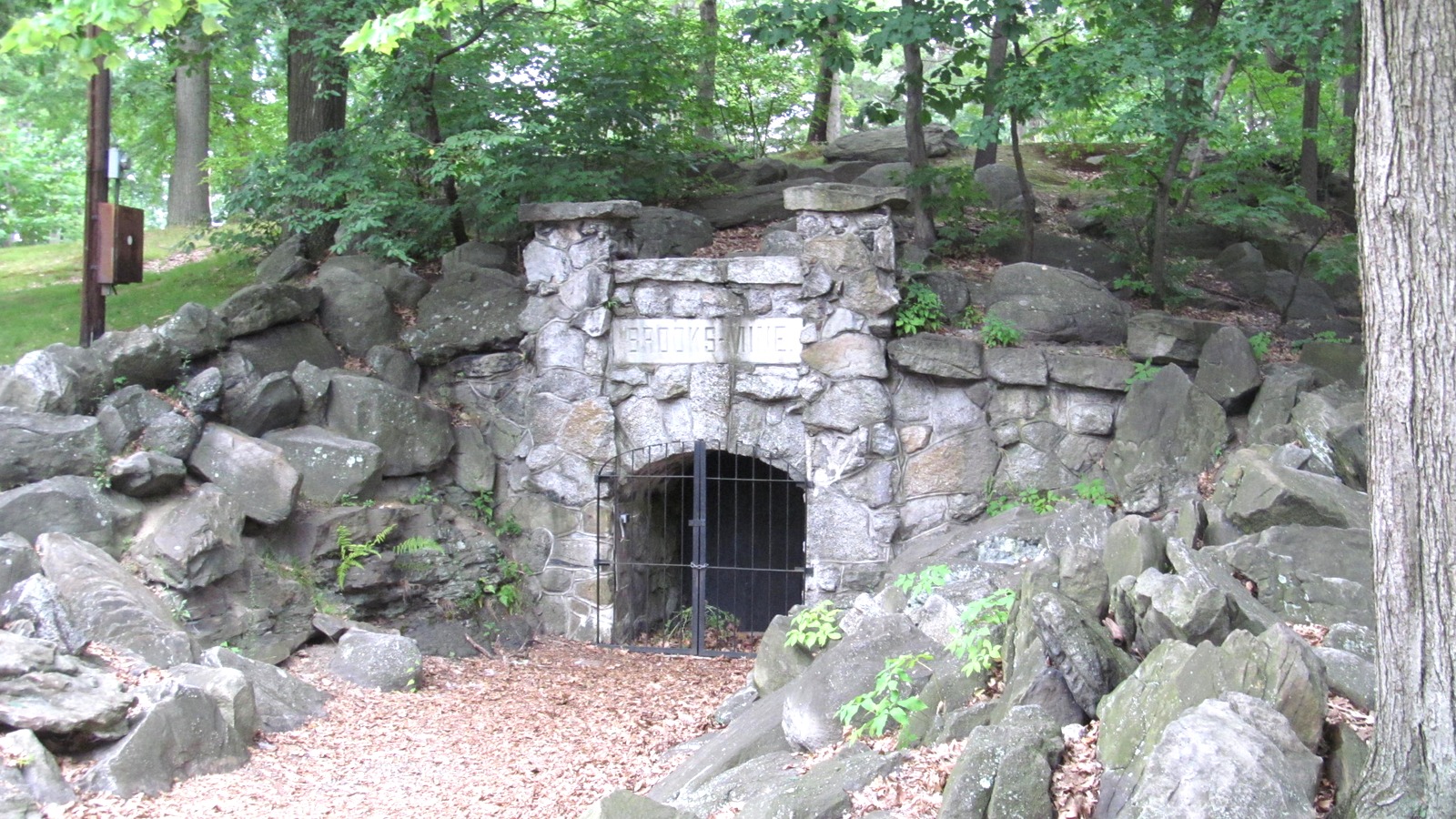 Wooded gorge in Nay Aug Park