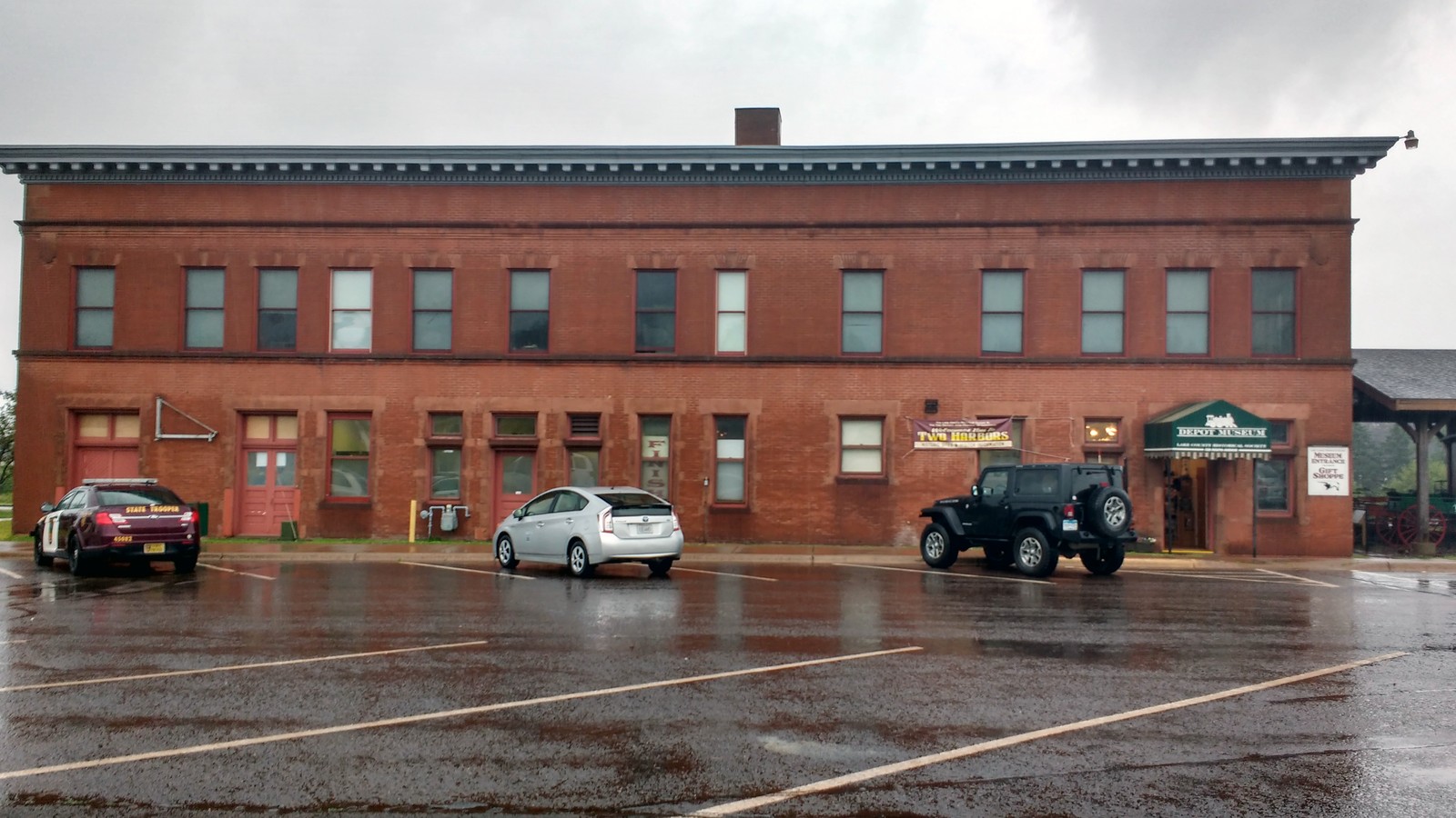 Historic D&IR Railroad Depot Museum in Two Harbors