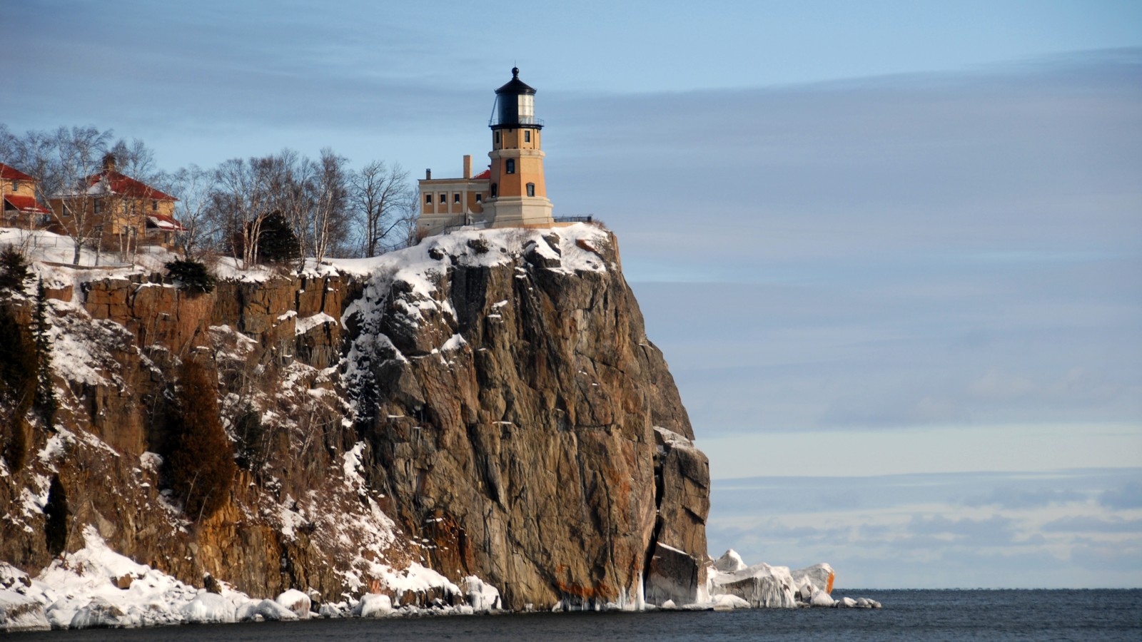Split Rock Lighthouse above Lake Superior
