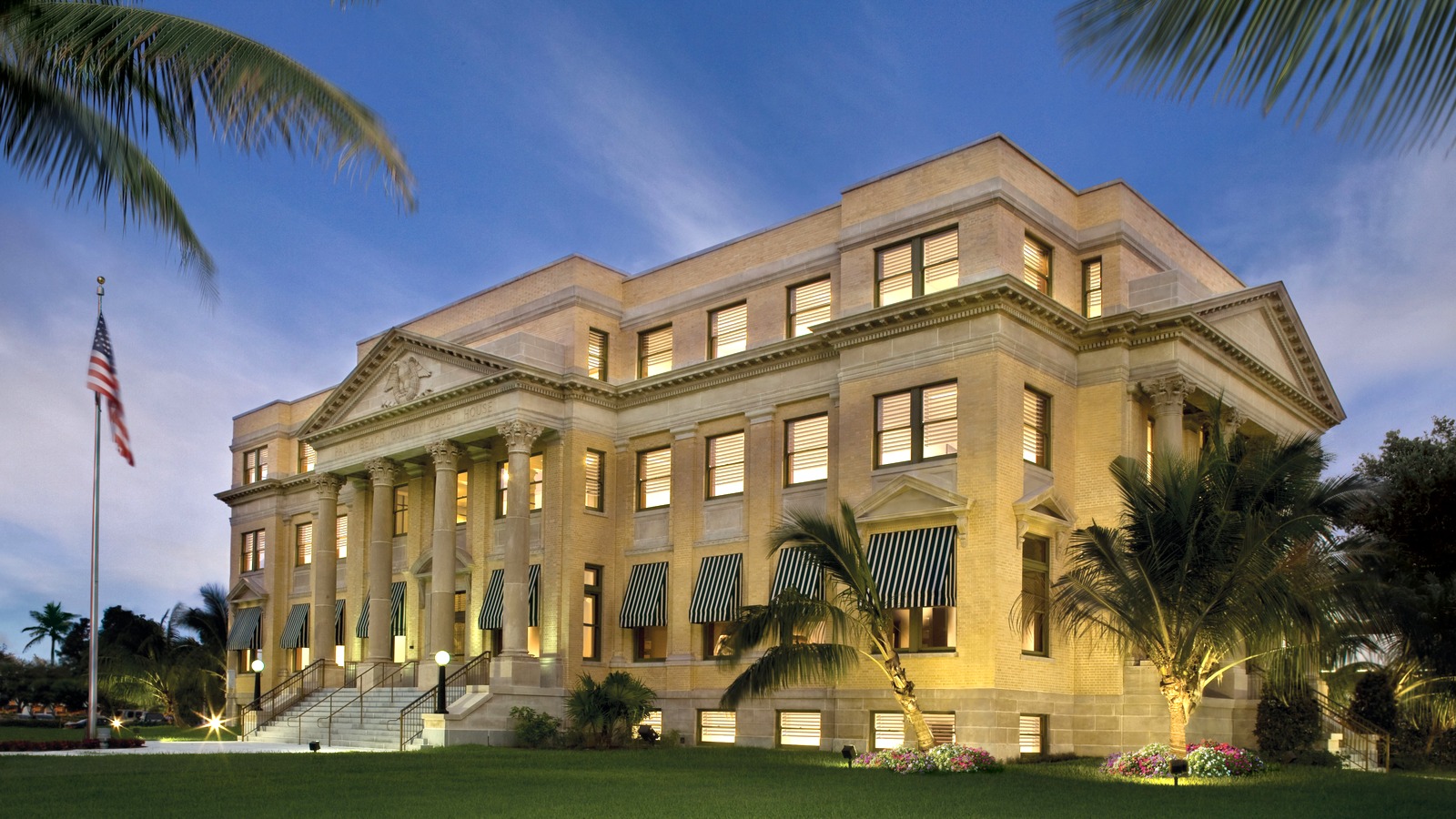 Historic 1916 Courthouse housing the Palm Beach County History Museum