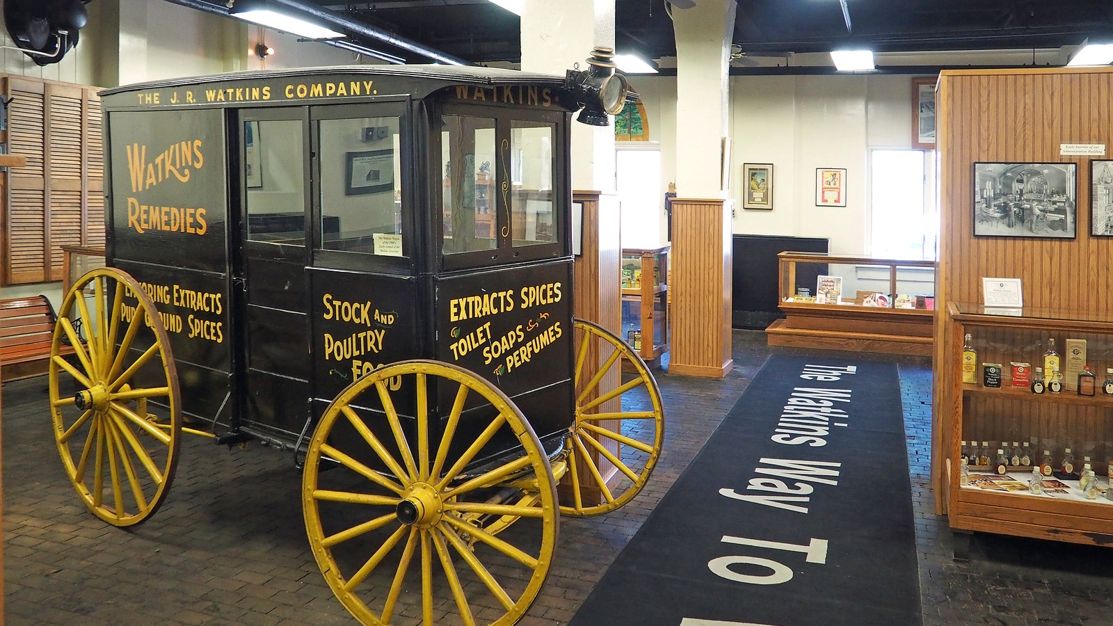 Watkins Museum and Store inside the company's Winona headquarters