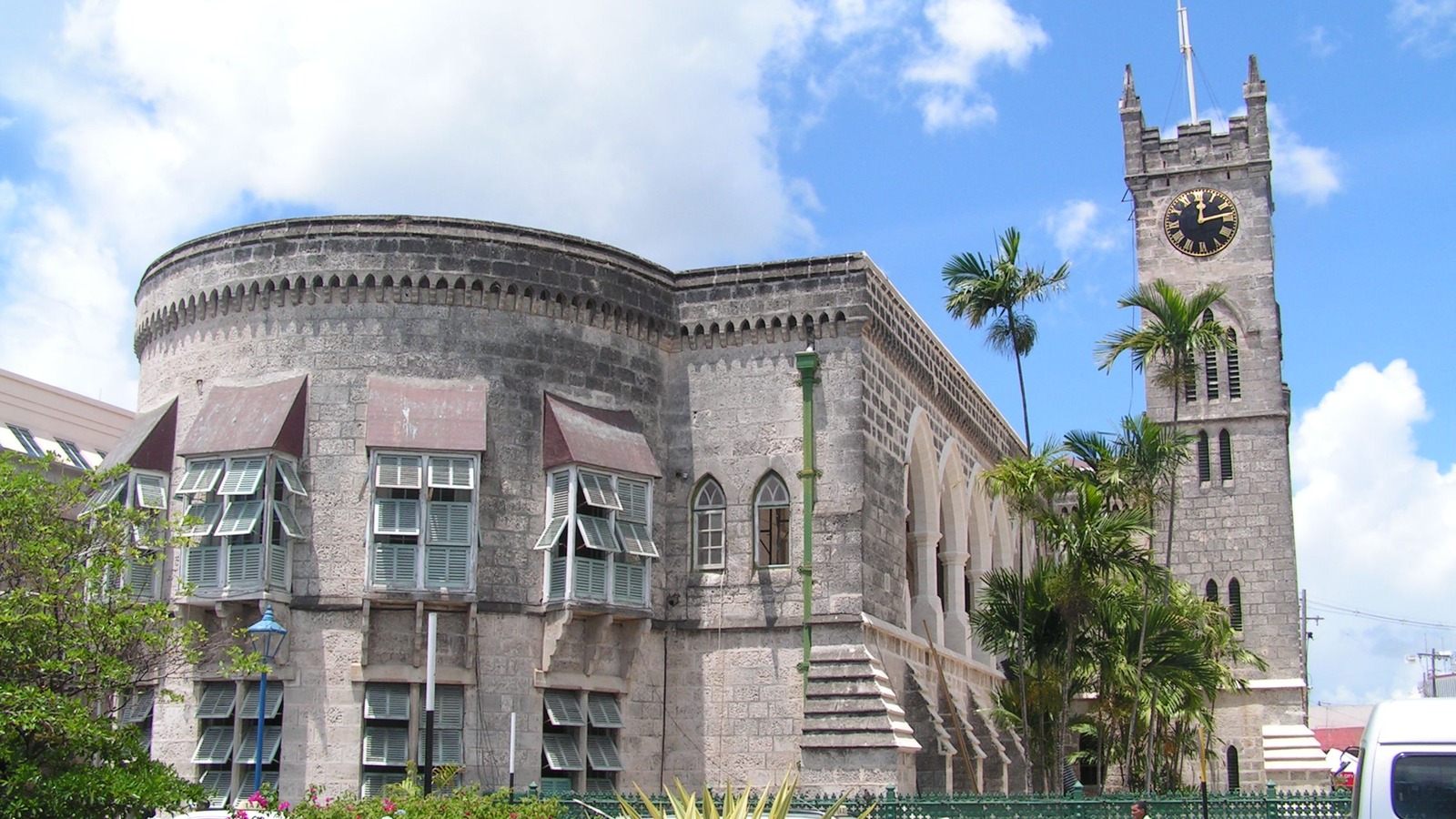 The Parliament Buildings of Barbados in Bridgetown