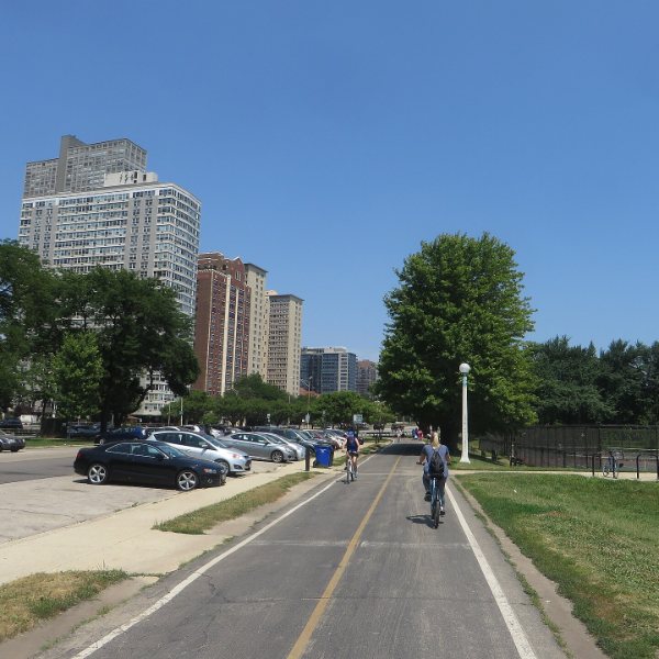 North Avenue Beach and the Lakefront Trail, Chicago