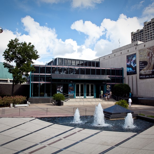 The Houston Museum of Natural Science building in Houston's Museum District