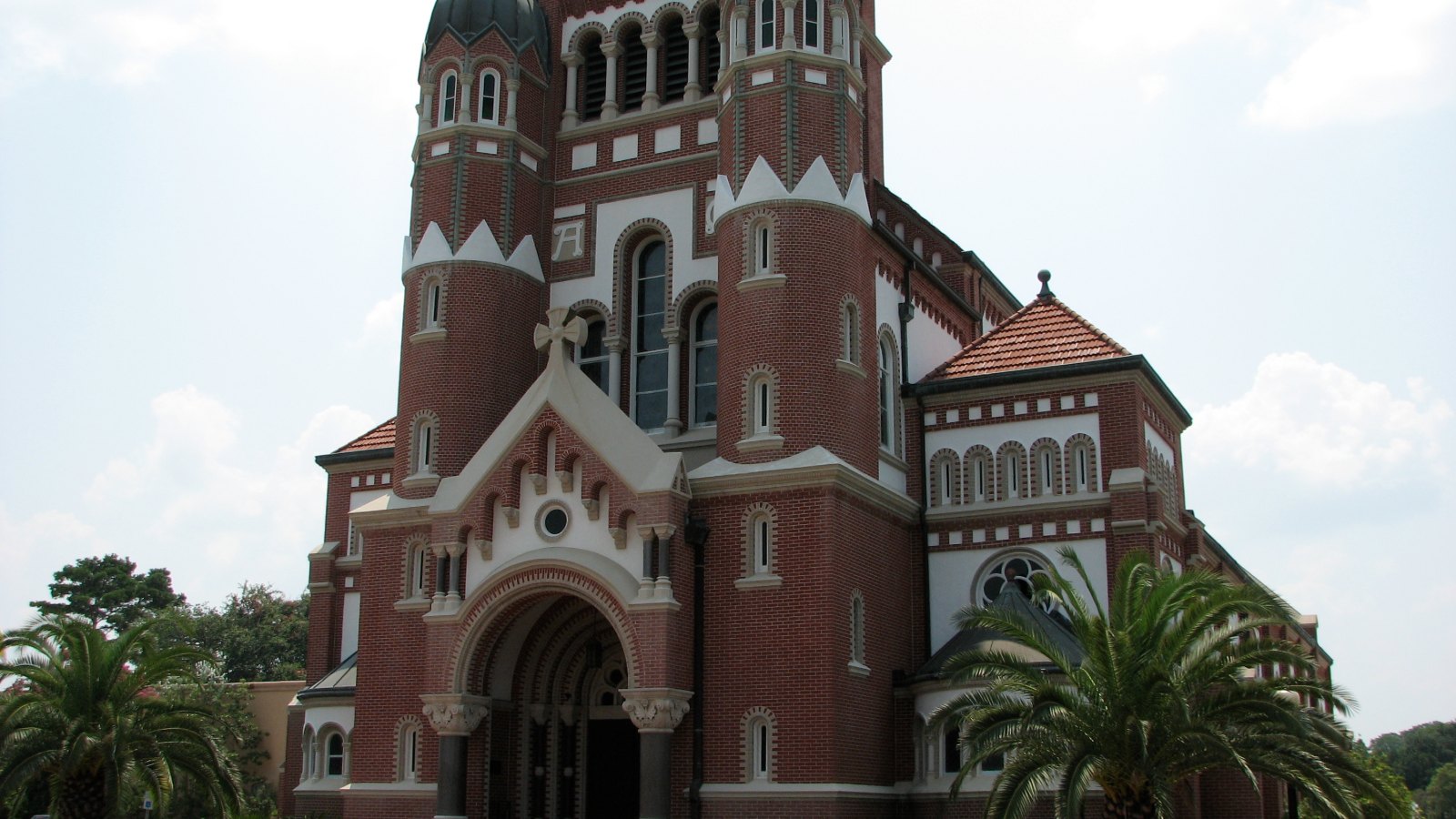 The Cathedral of St. John the Evangelist in downtown Lafayette, Louisiana