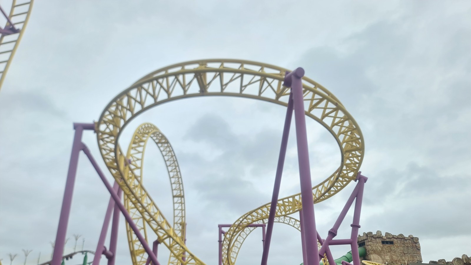 Rage roller coaster at Adventure Island in Southend