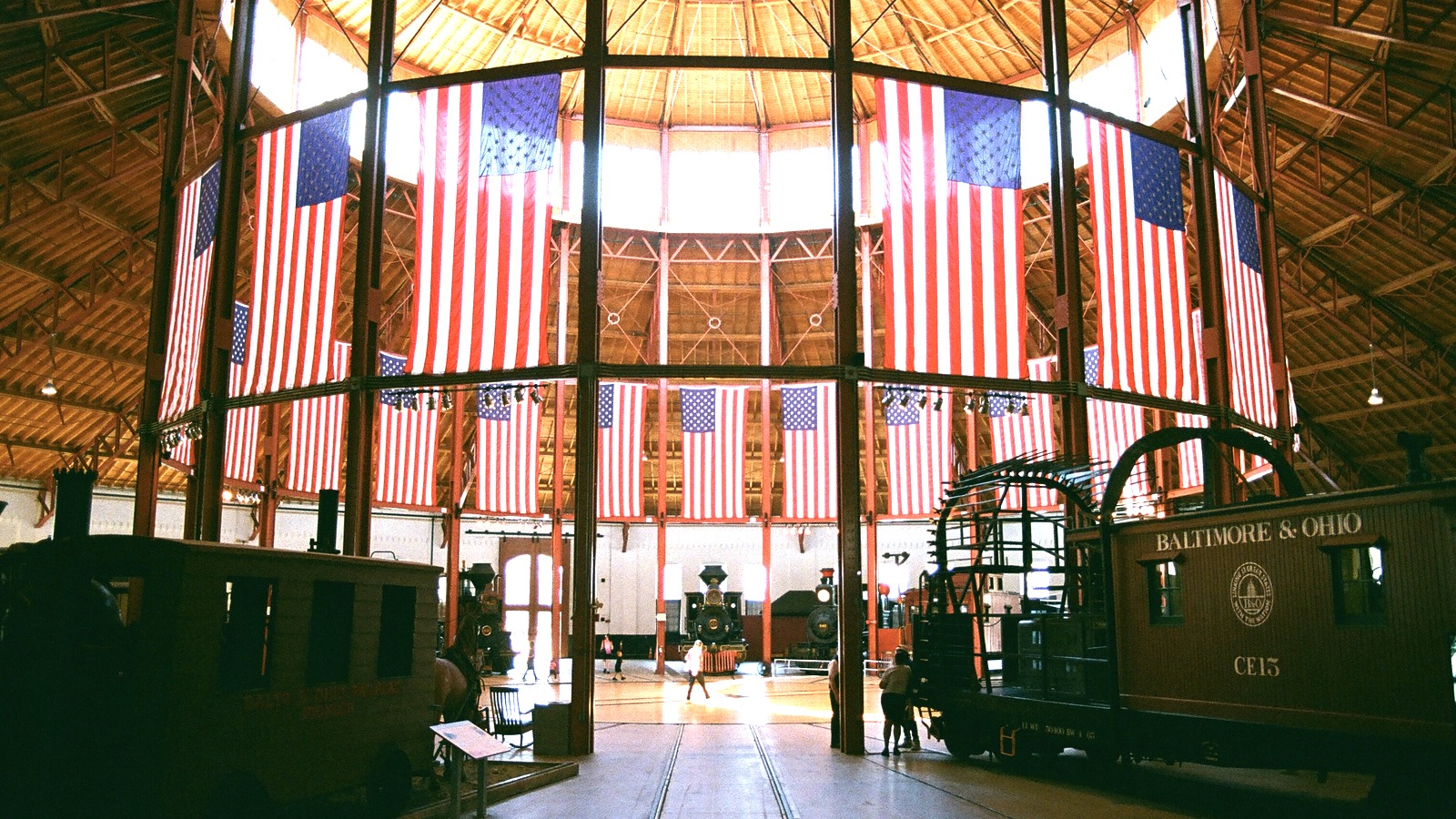 Historic B&O Railroad Museum Roundhouse in Baltimore