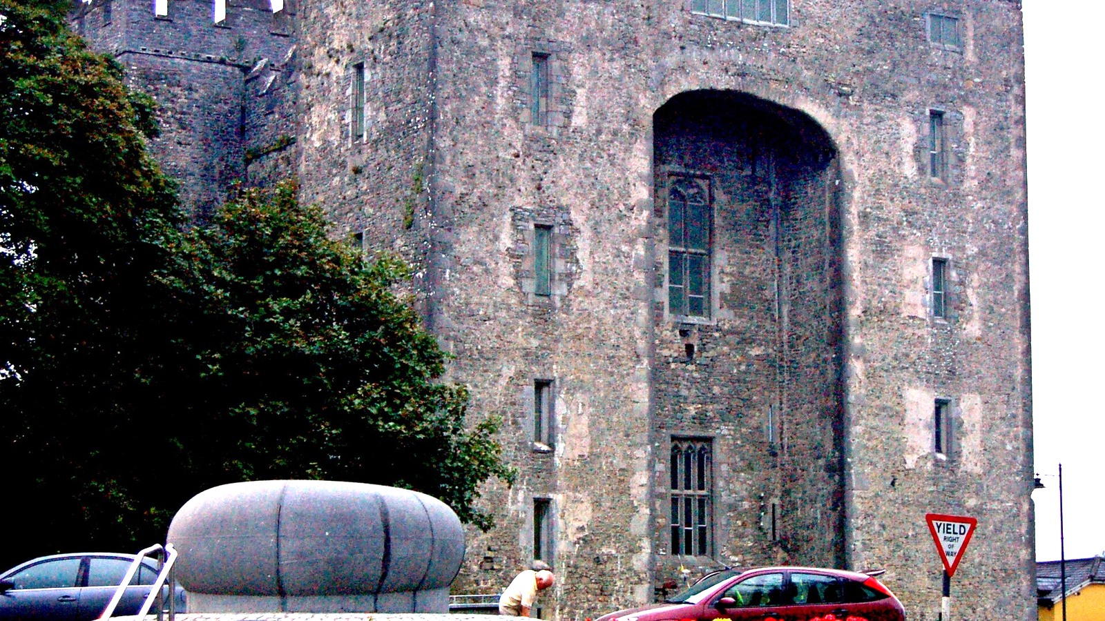Stone towers and entrance side of Bunratty Castle