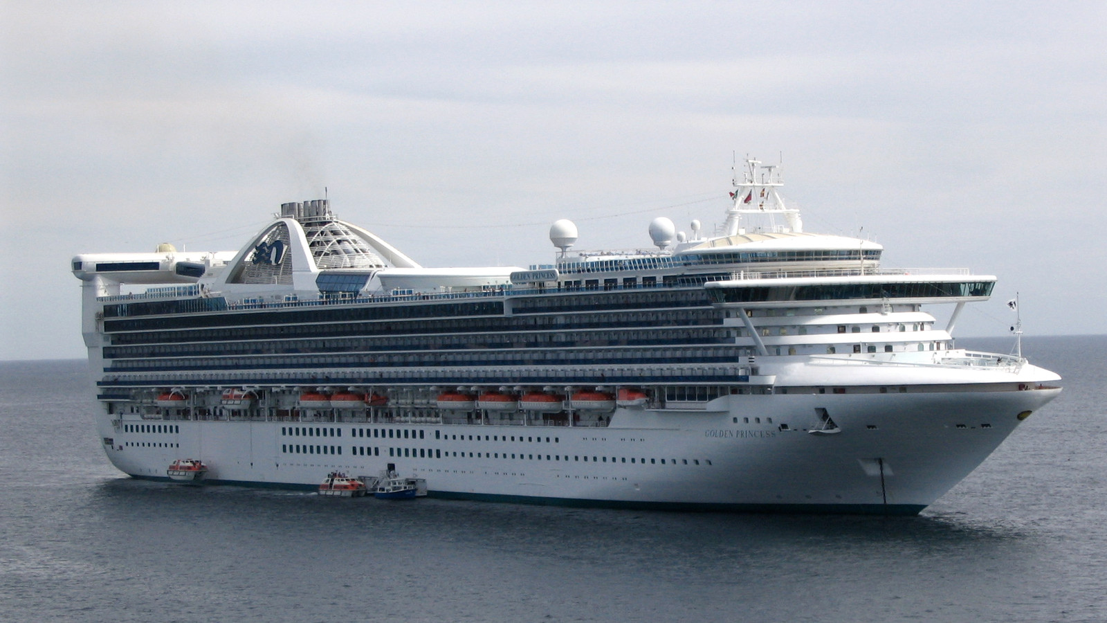 Cruise ship tender operating in Cabo San Lucas