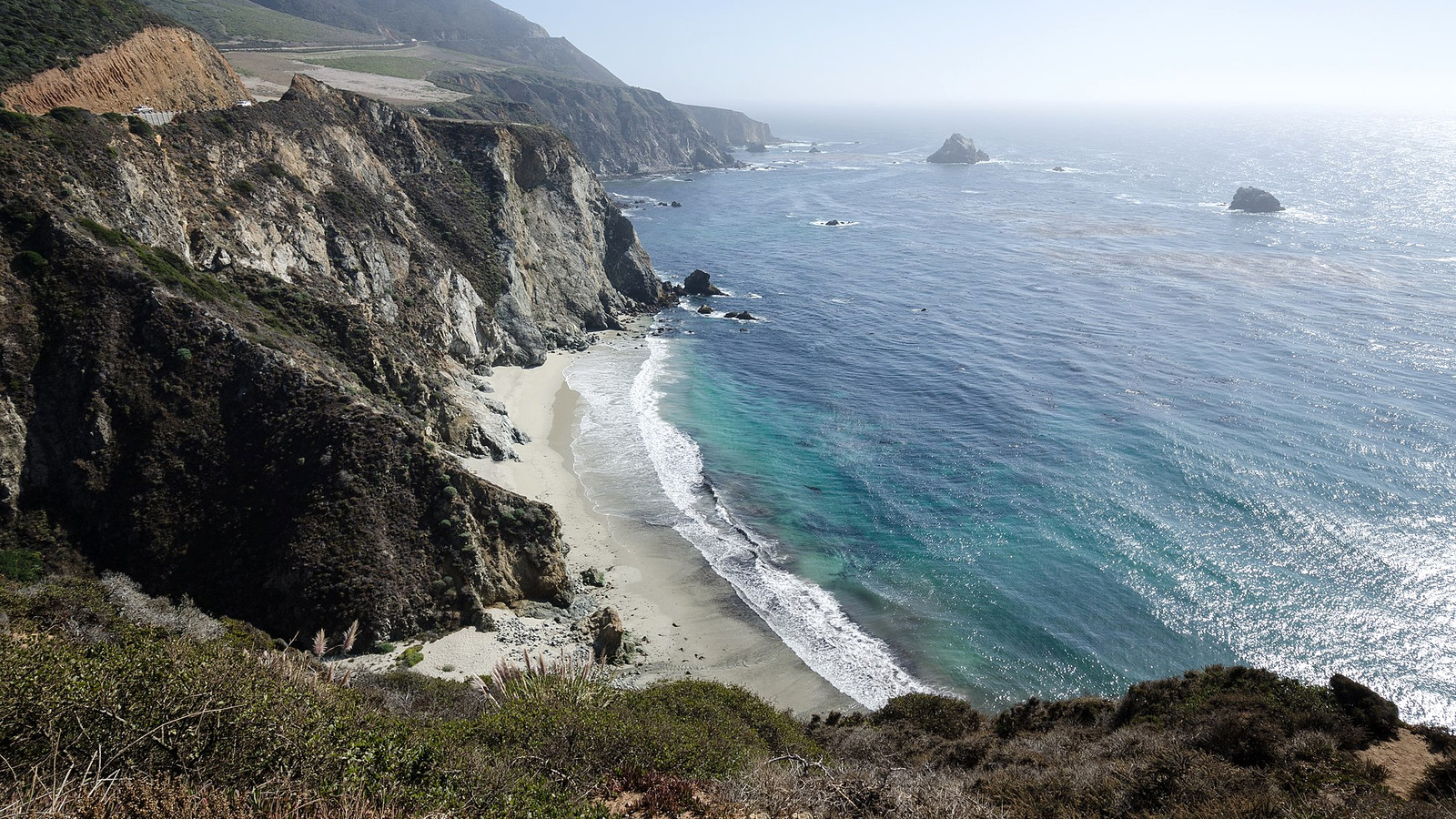 Pacific Coast at Bixby Creek Bridge in Big Sur, California