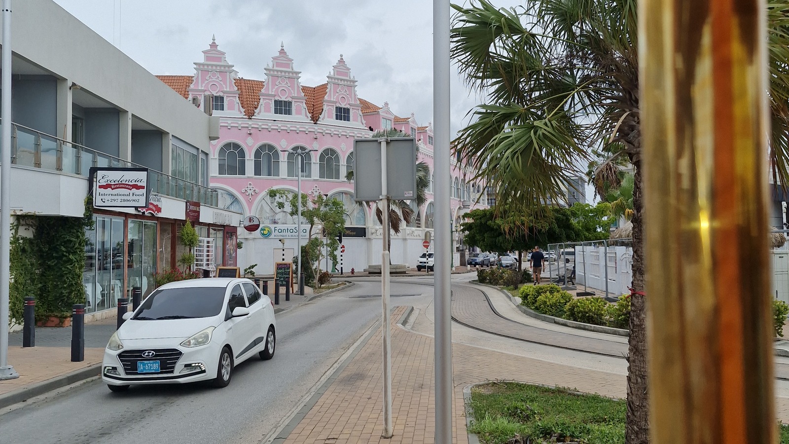 Weststraat in Oranjestad, Aruba, photographed in July 2025
