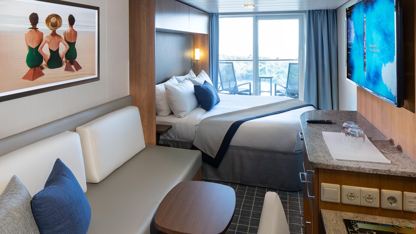 Celebrity Concierge Class veranda stateroom shown on the official category page