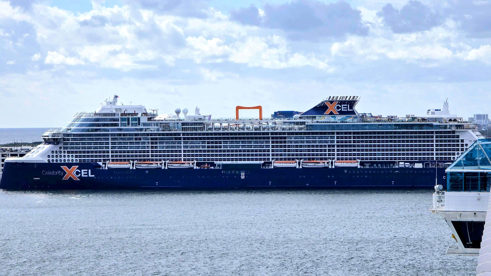 Celebrity Xcel docked at Port Everglades