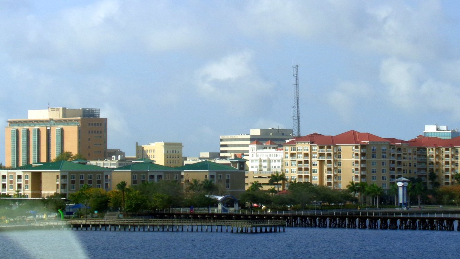 Panoramic view of downtown Bradenton Florida