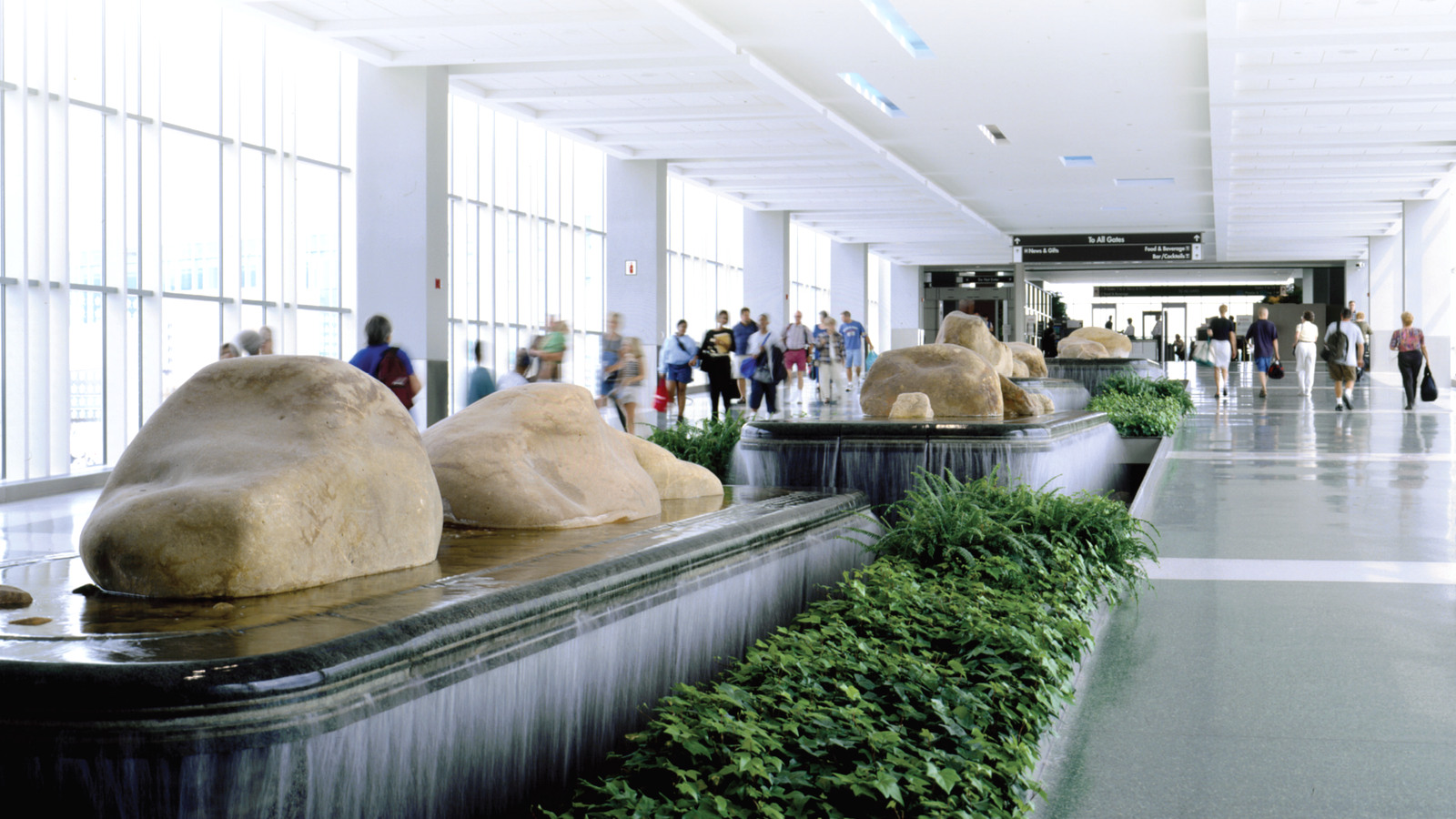 McGhee Tyson Airport terminal near Knoxville Tennessee