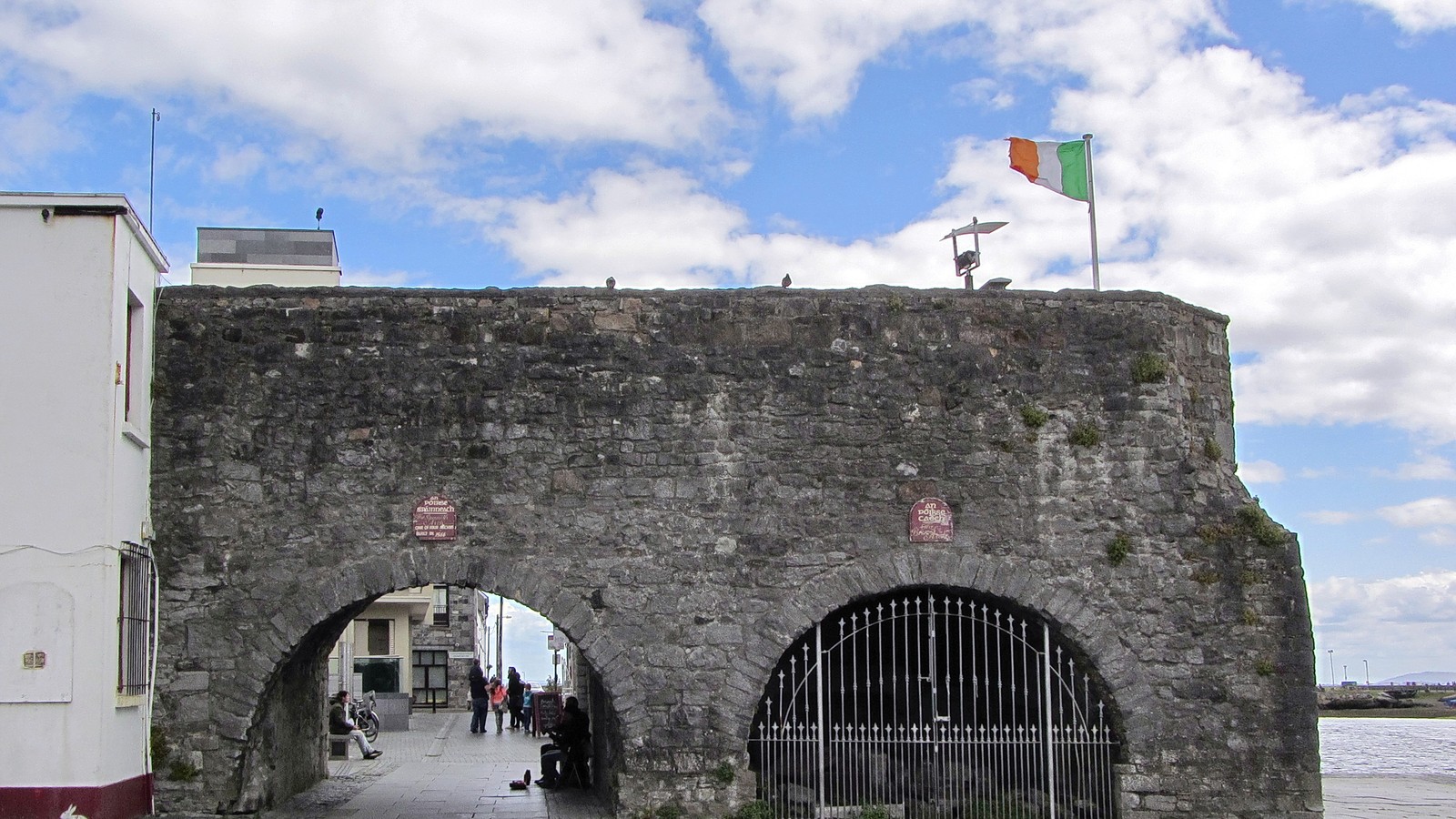 The Spanish Arch on Spanish Parade in Galway