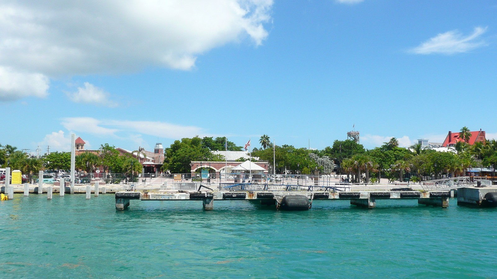 Mallory Square waterfront in Key West
